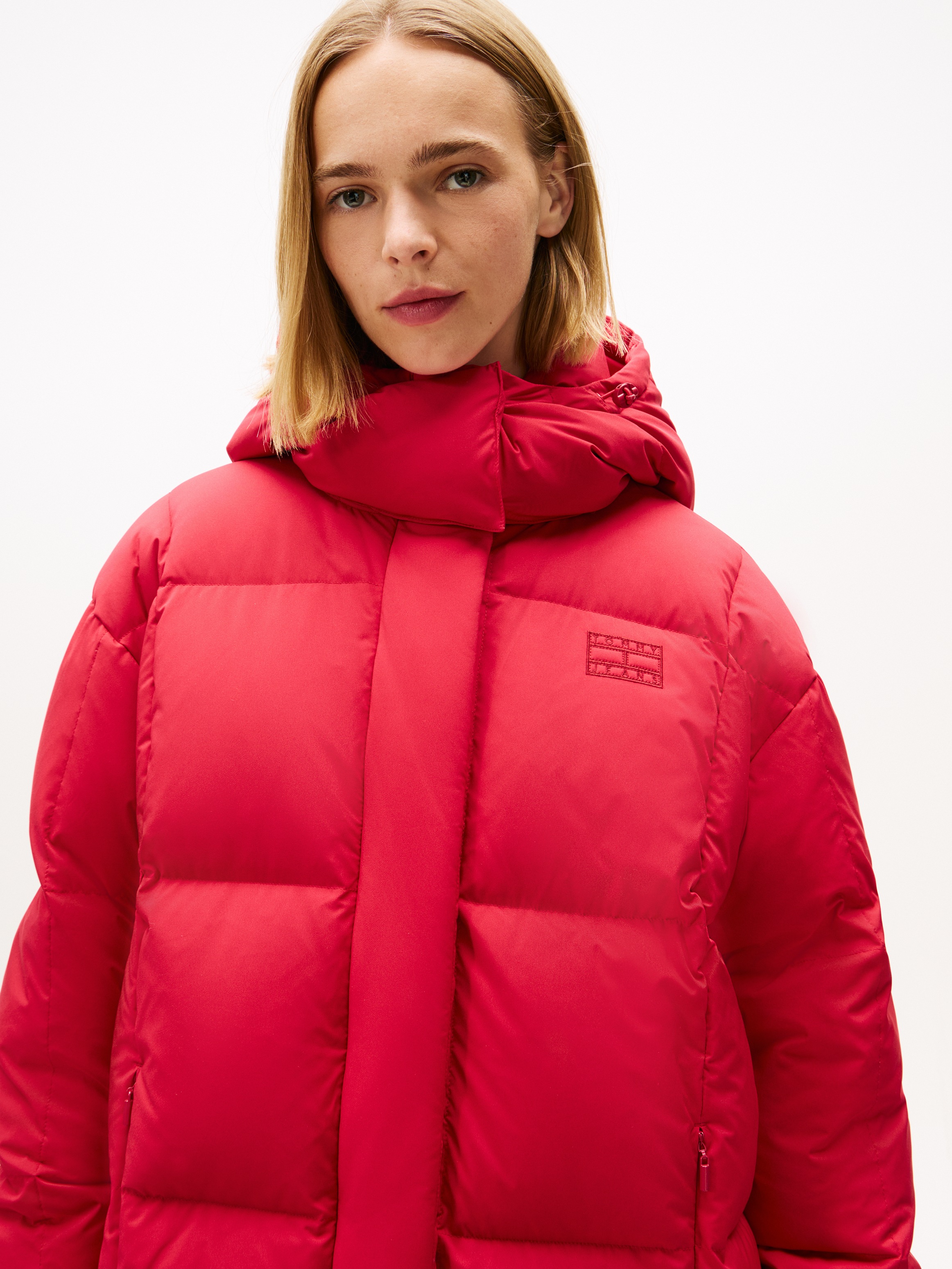 Thumbnail - Tommy Jeans Steppmantel "TJW ALASKA GRID DWN MXI COAT EXT"