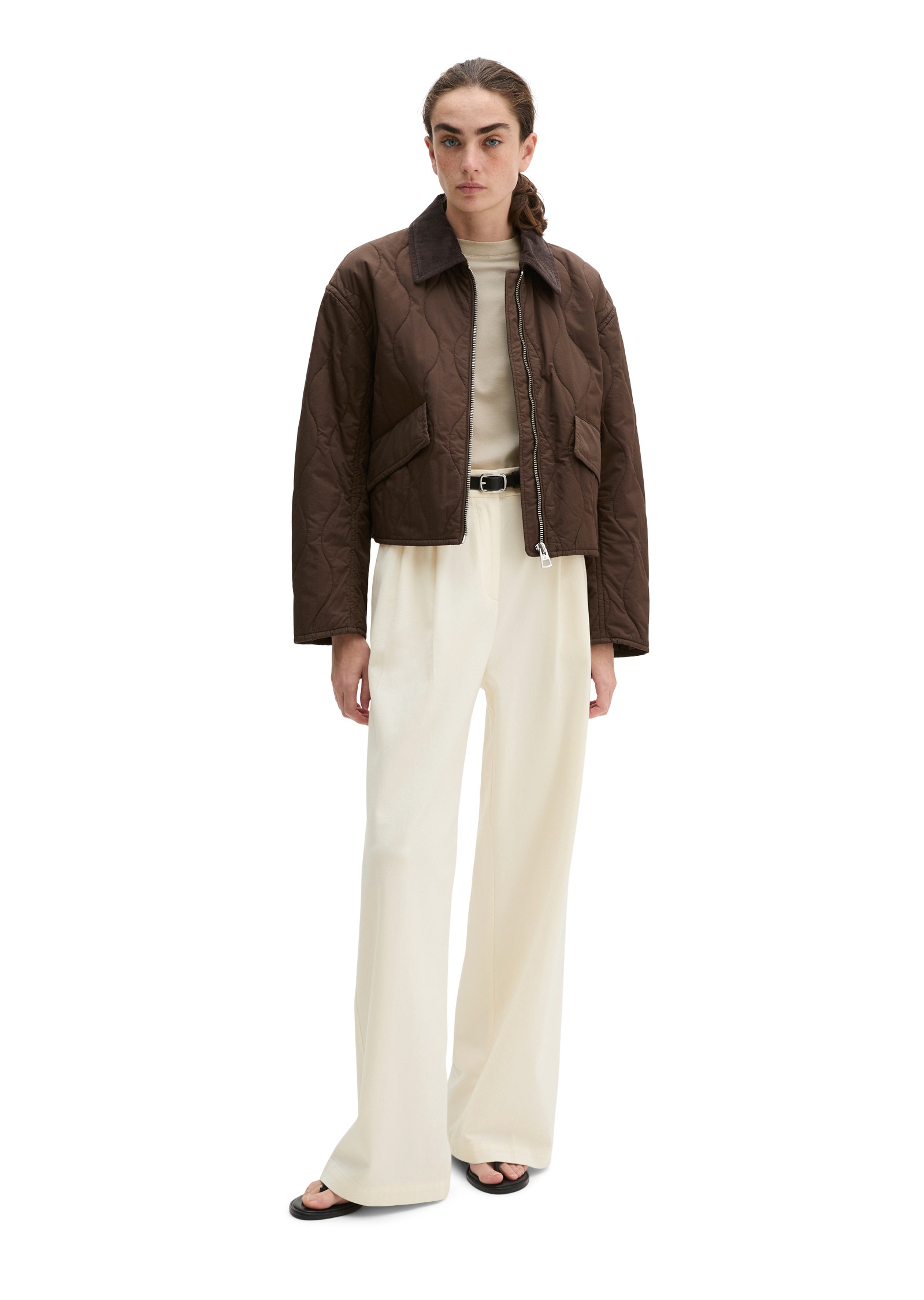 Marc O'Polo Outdoorjacke »aus wasserabweisendem Twill«