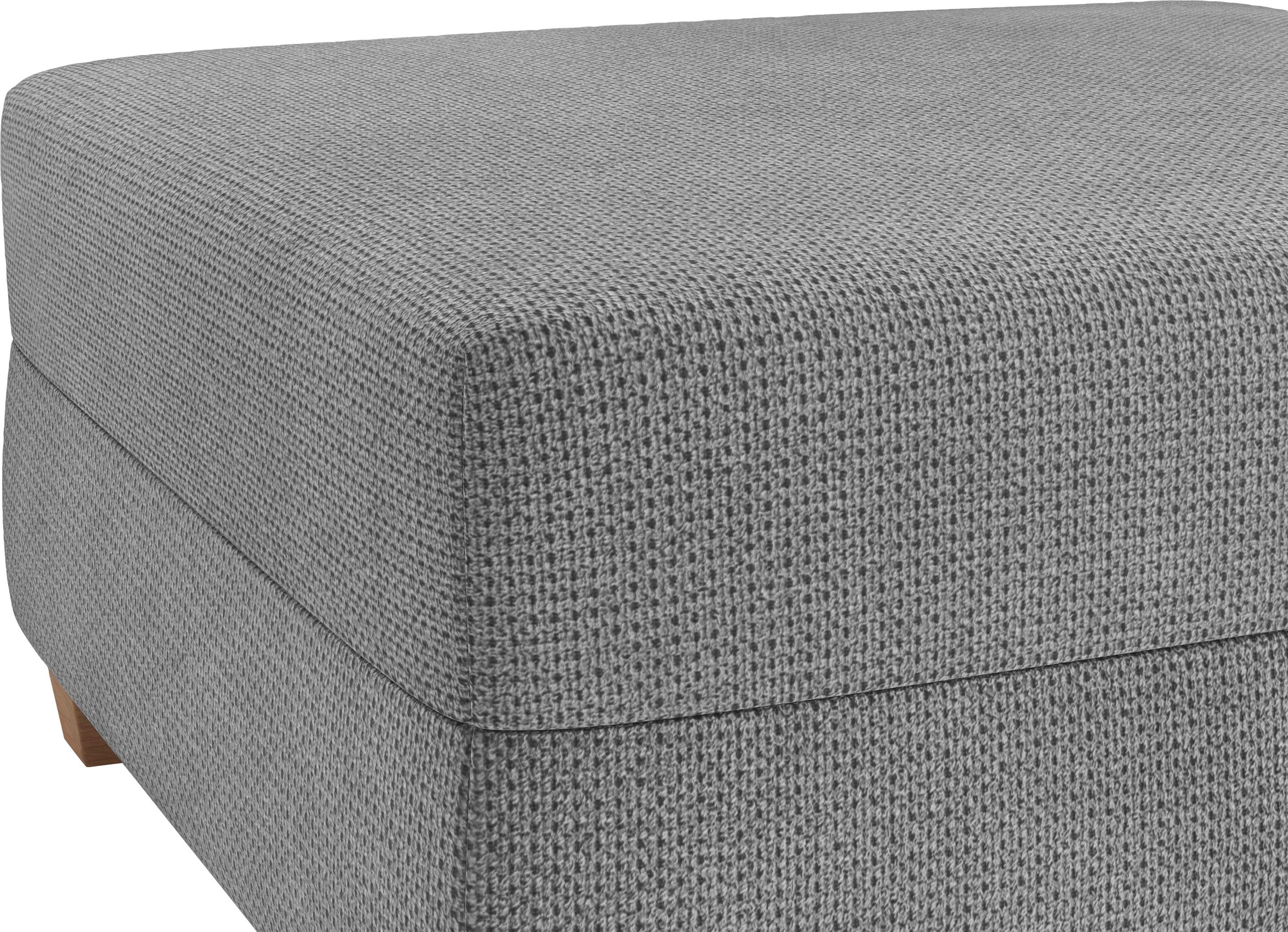 Thumbnail - Mr. Couch Hocker "Hilla" Mit Federkern, wahlweise mit DuraSpring-Taschenfederkern