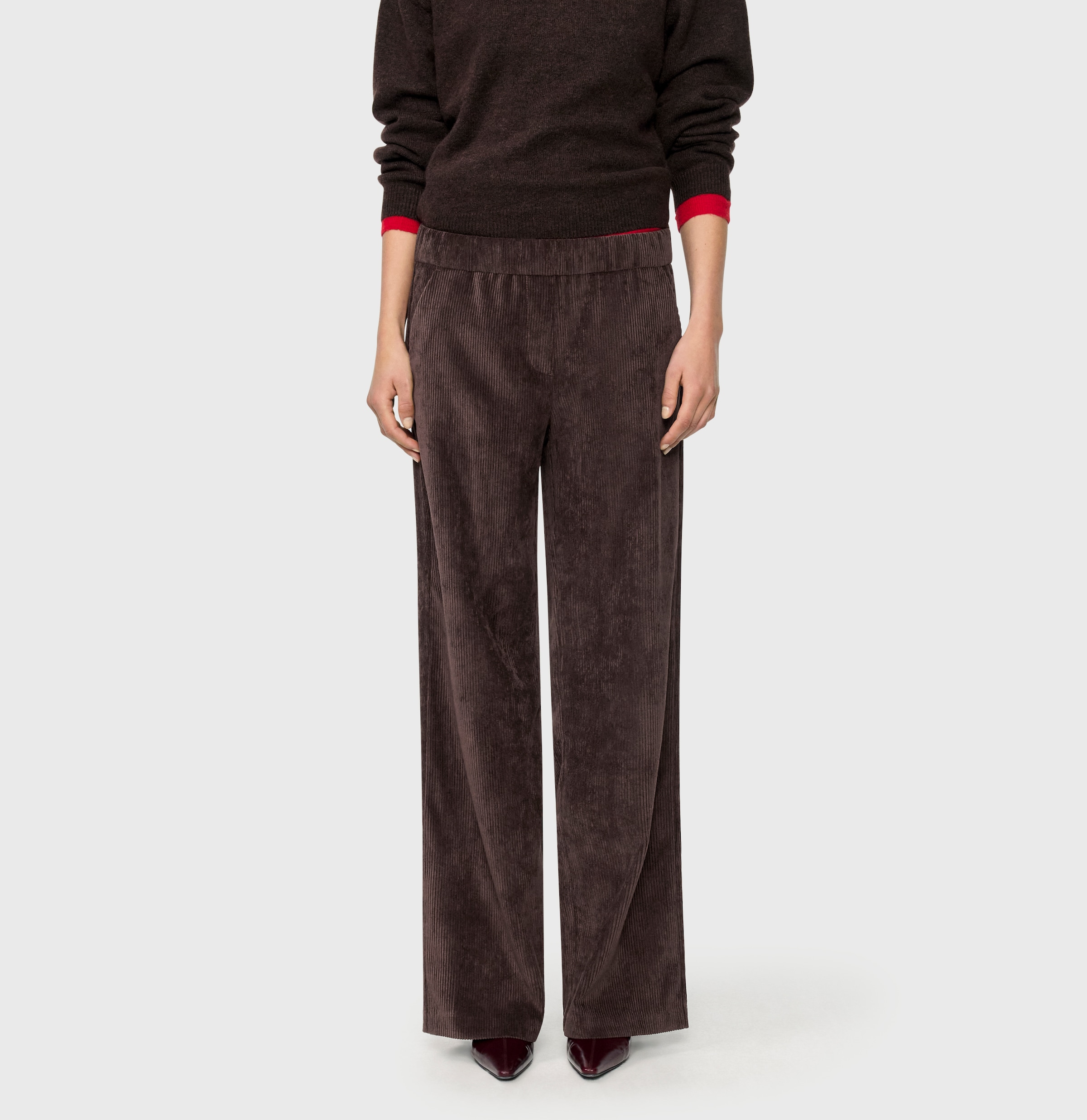 MAC Cordhose "CHIARA" mit weitem Bein