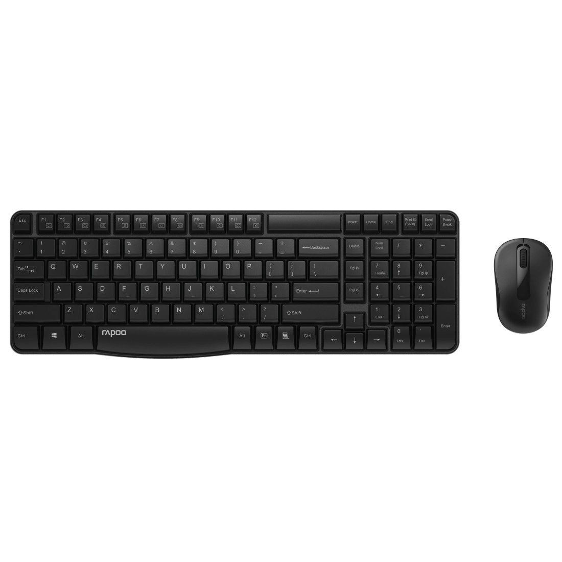 Tastatur- und Maus-Set »X1800S kabelloses Tastatur-Maus-Set, 2.4 GHz, 1000 DPI, Schwarz«