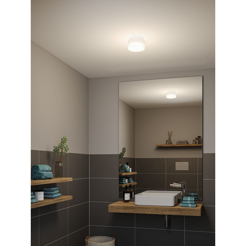 Paulmann LED Deckenleuchte »Selection Bathroom Maro IP44 1x6,8W rund 155mm 3000K Weiß Kunststoff«, 1 flammig-flammig