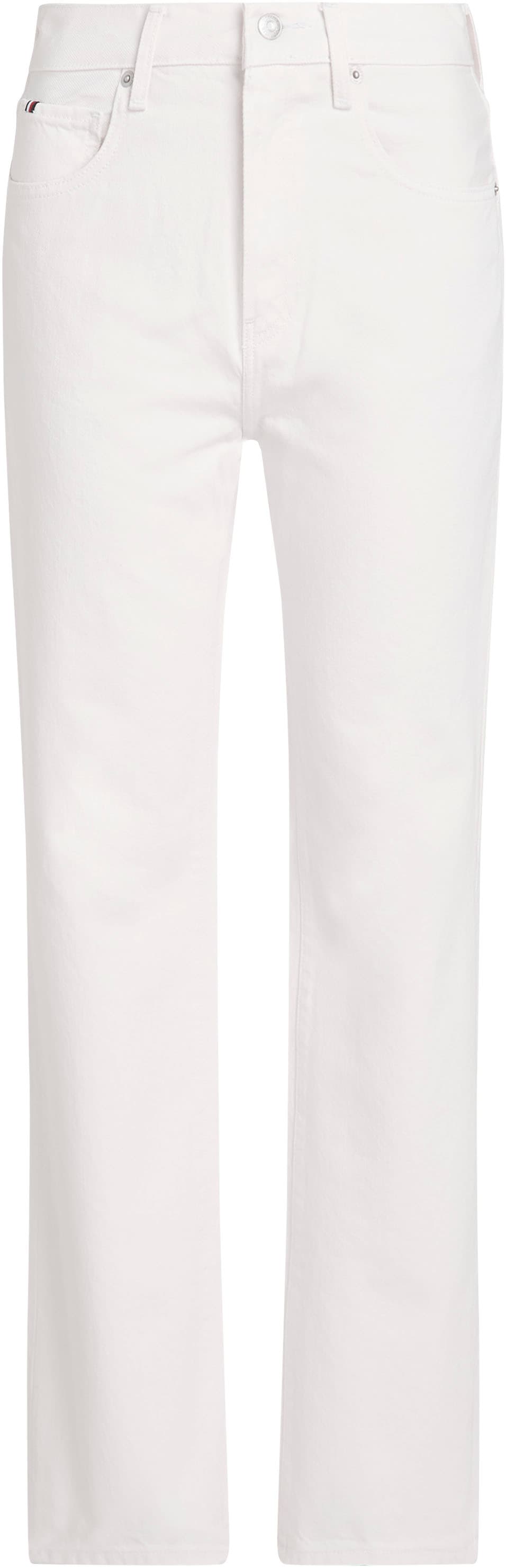 Tommy Hilfiger Bootcut-Jeans »RELAXED BOOTCUT HW ECRU« mit Tommy Hilfiger Logo-Badge