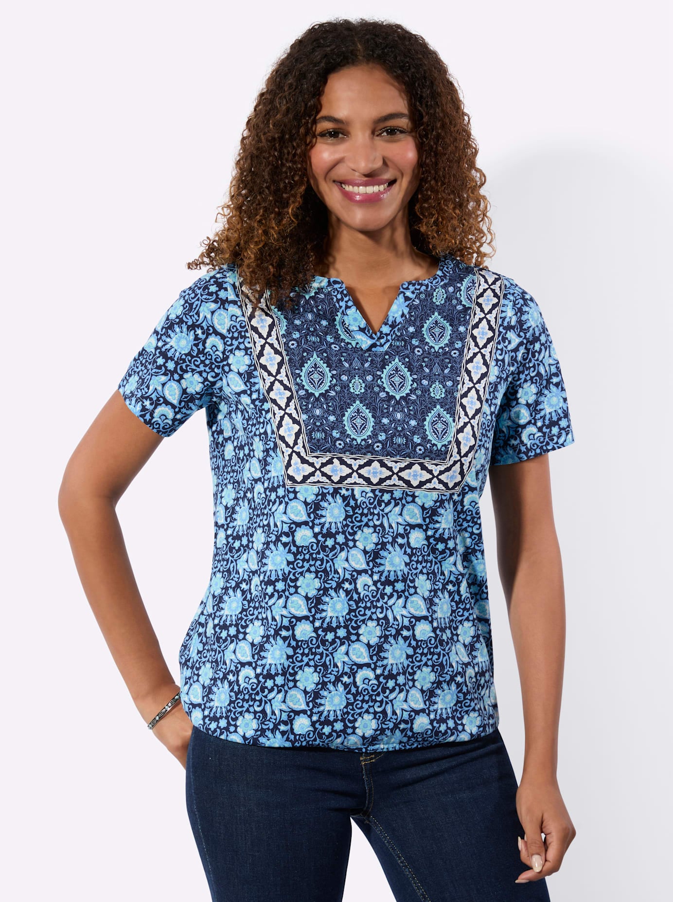 Inspirationen Kurzarmshirt »Shirt« 1 tlg.