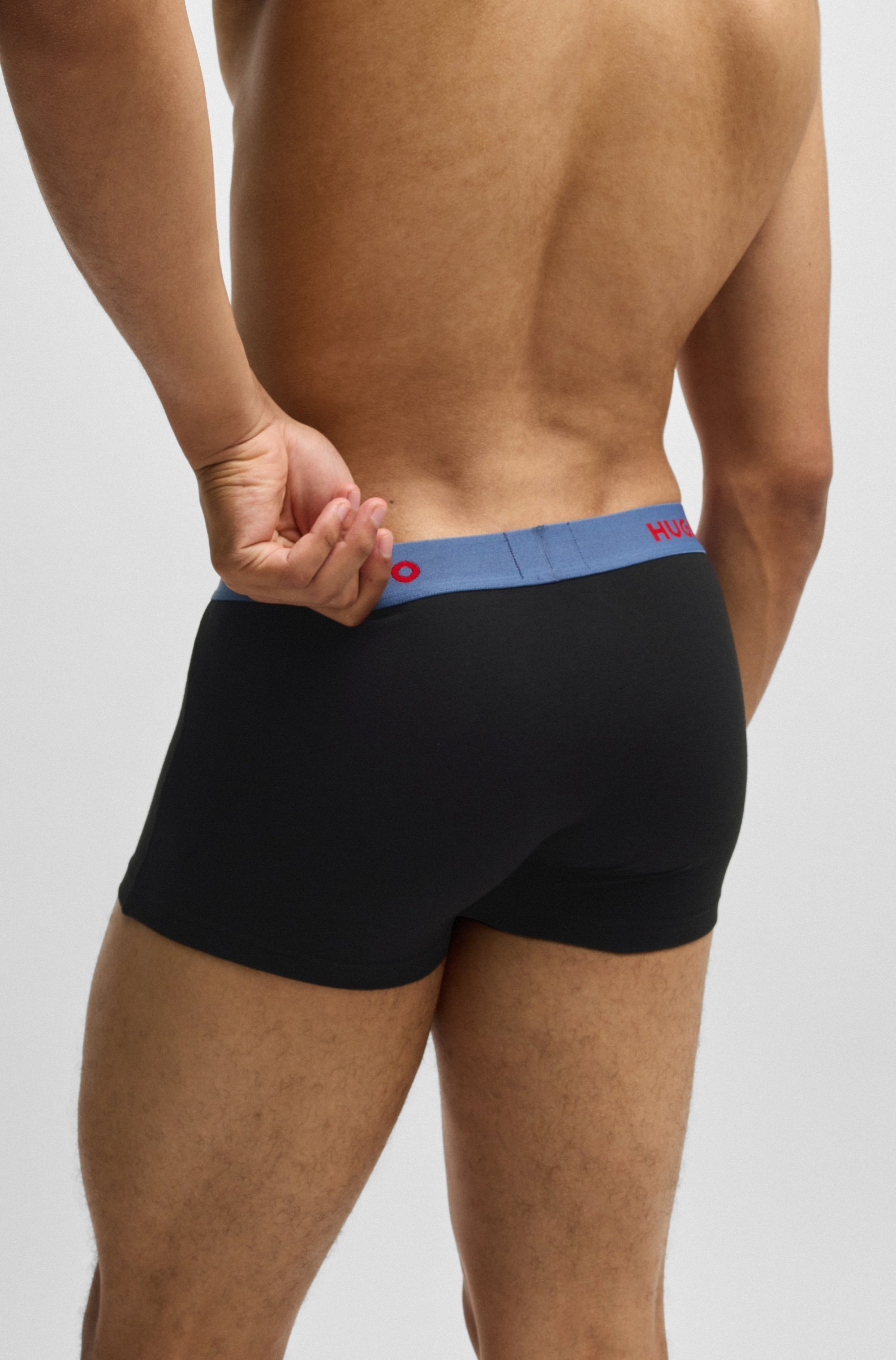 HUGO Underwear Trunk »TRUNK TRIPLET PACK«, (Packung, 3 St.), mit Logoschriftzug auf dem Bund