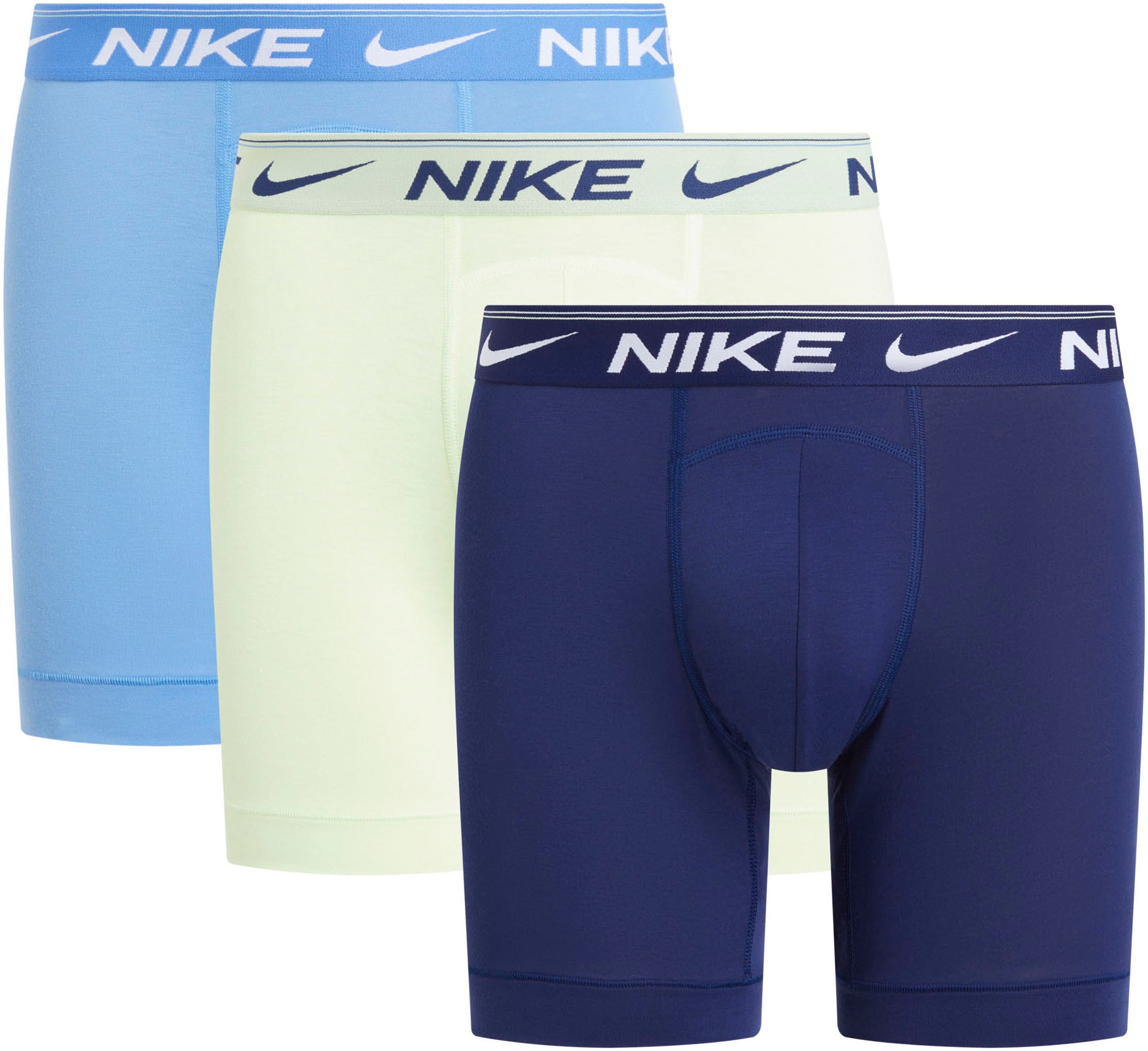 NIKE Underwear Boxer "BOXER BRIEF 3PK", (Packung, 3 St., 3er), mit Markenla günstig online kaufen