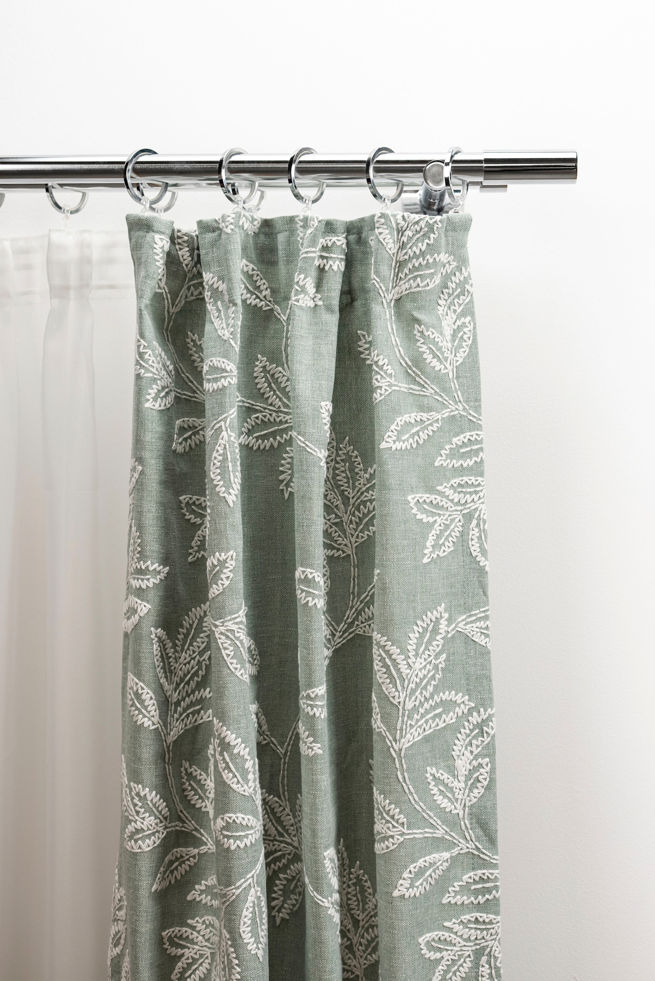 GARESA Gardinenstange "EASY" Ø 20 mm 2 läufig-läufig Wunschmaßlänge;Träger; günstig online kaufen