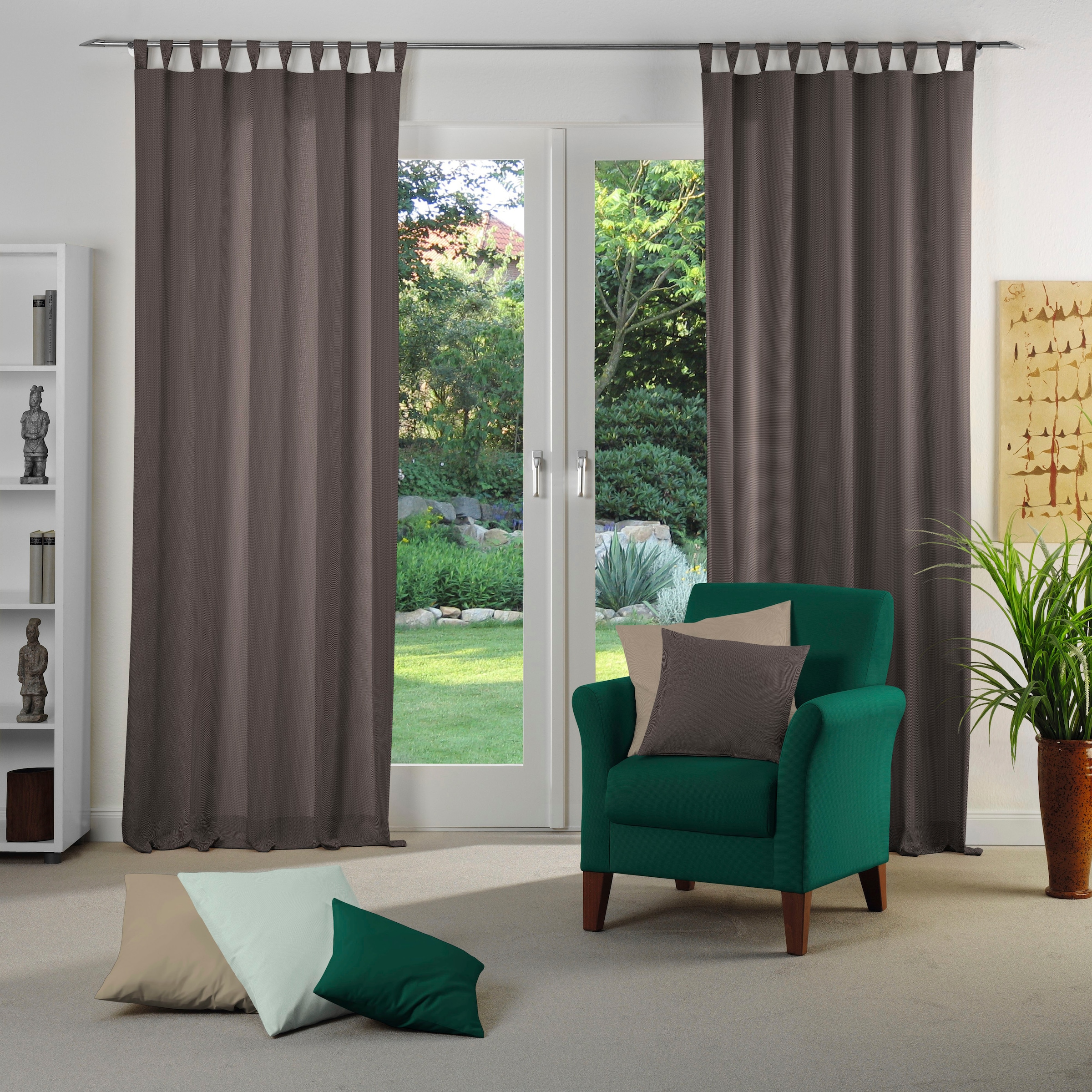Adam Vorhang "Uni Collection" Schlaufen 1 Stk. tlg. Blickdichter aus 100% B günstig online kaufen