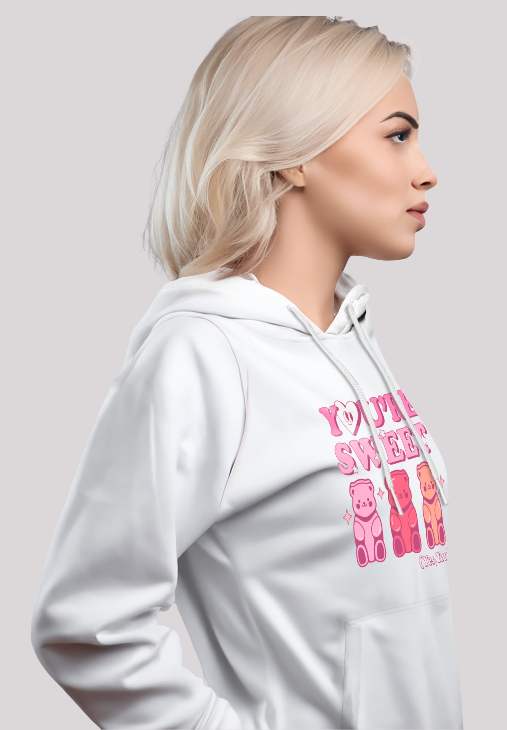 F4NT4STIC Kapuzenpullover »Valentinstag You're Sweet Gummy Bears«, Premium Qualität