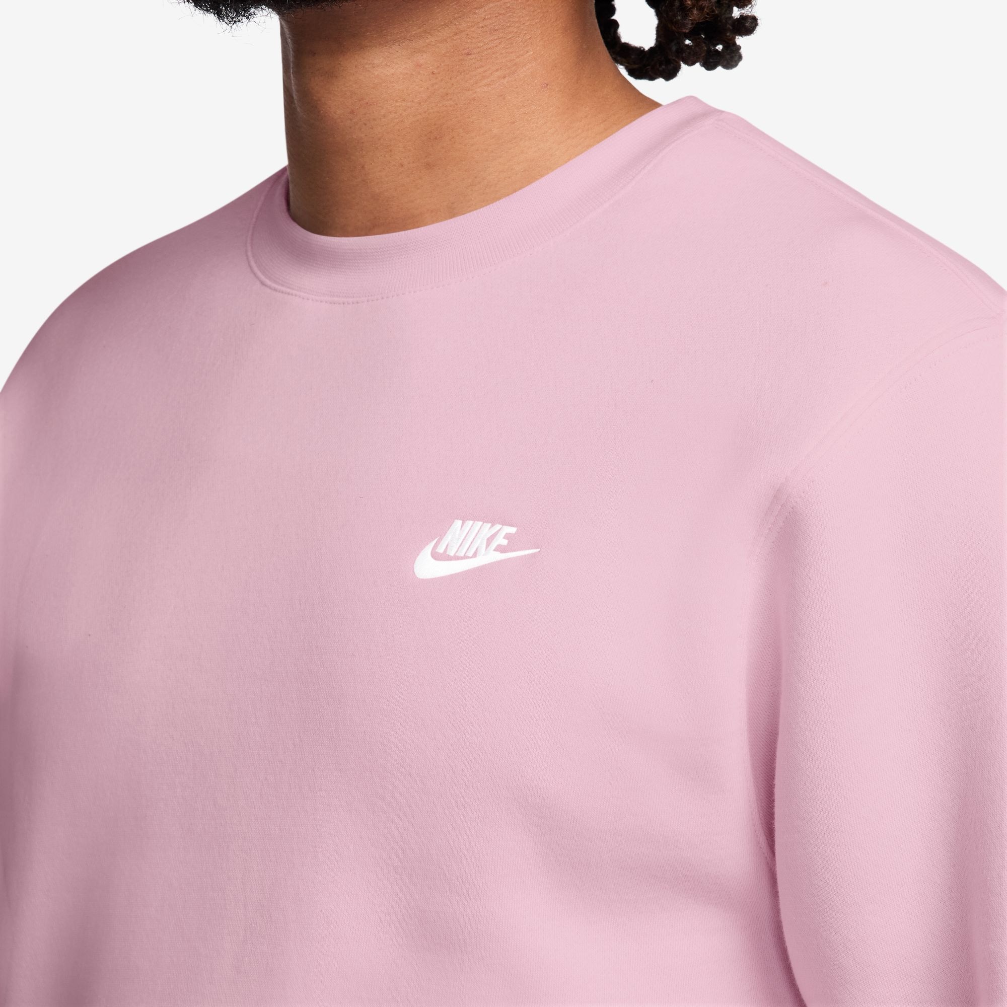 Nike Sportswear Sweatshirt »M NK CLUB BB CREW«, sportlicher Schnitt, aus Baumwolle und Polyester, kurze Ärmel
