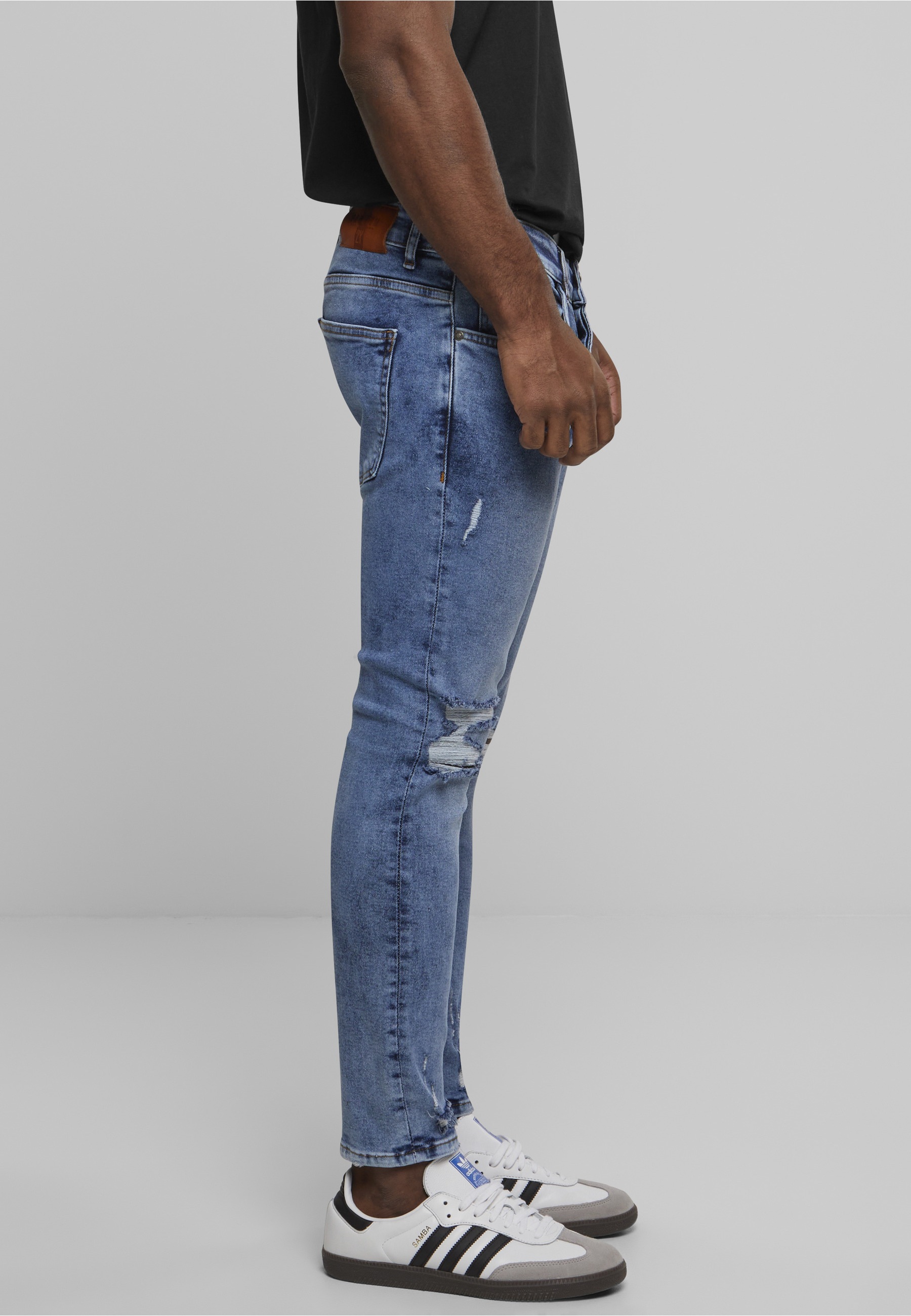 2Y Premium Bequeme Jeans »2Y Premium Herren 2Y Destroyed Skinny Cropped Denim«