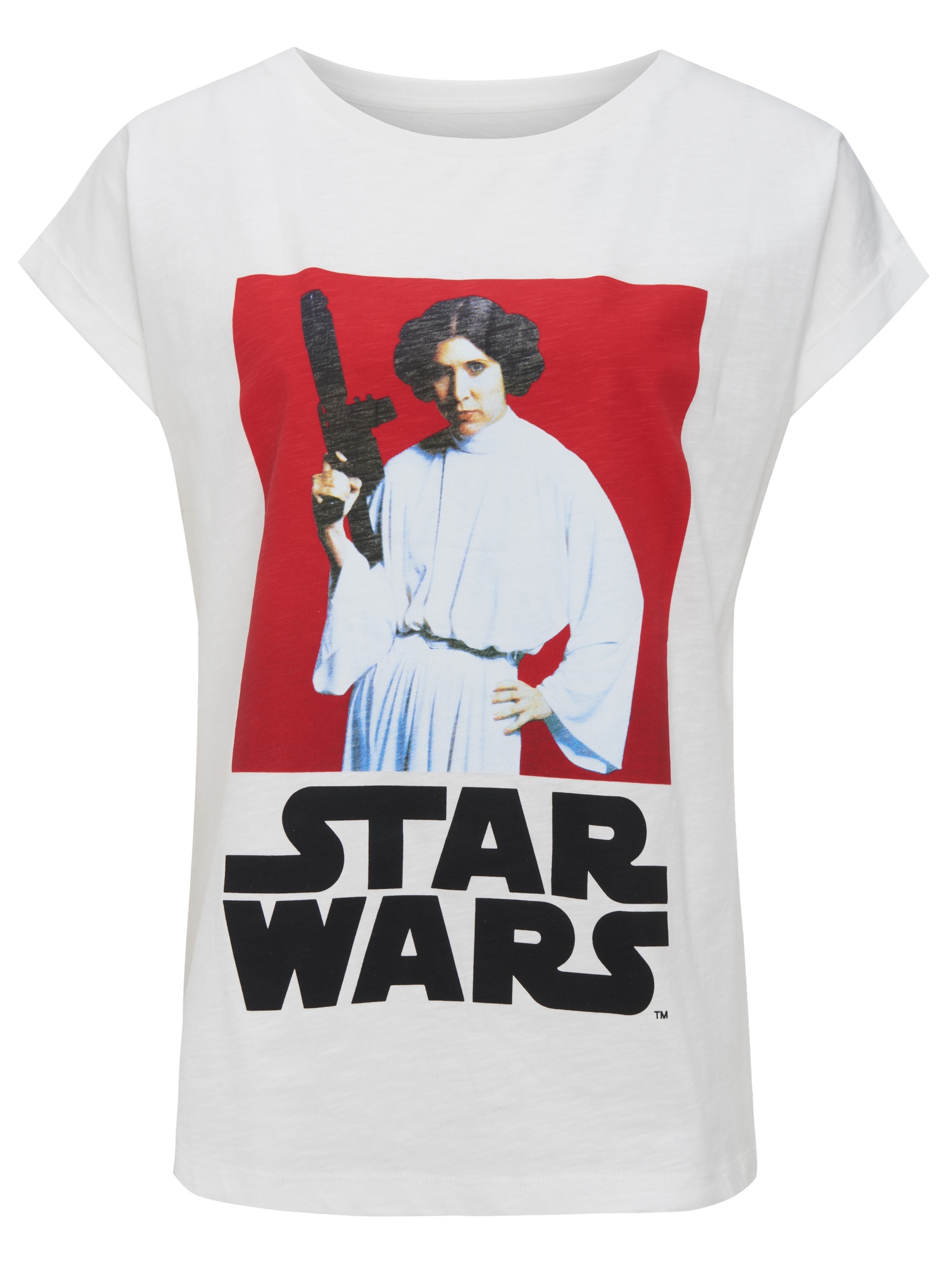 Recovered T-Shirt »Star Wars Princess Leia«, im zeitlosen Design