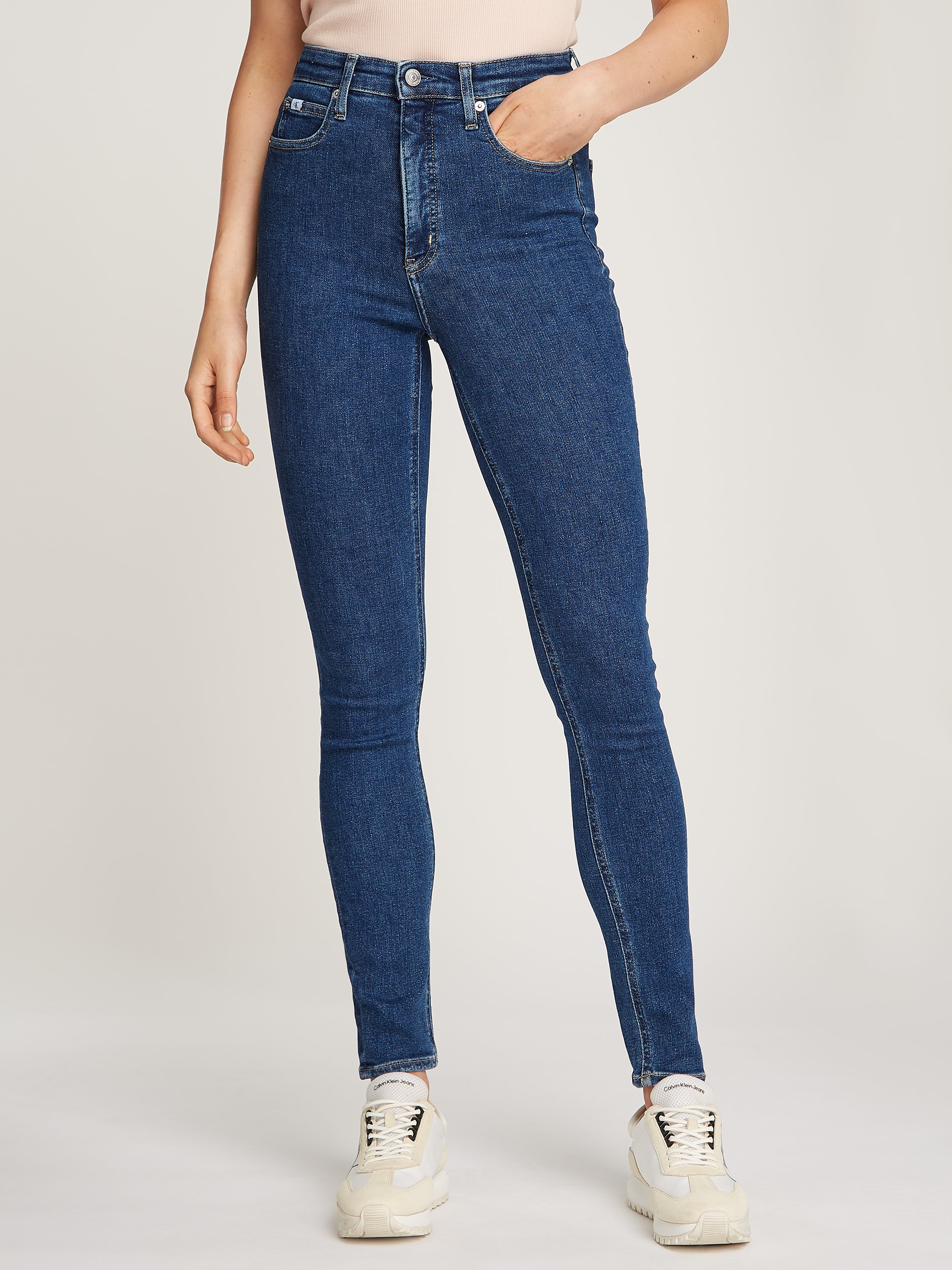 Calvin Klein Jeans Skinny-fit-Jeans "HIGH RISE SKINNY", im 5-Pocket-Style günstig online kaufen