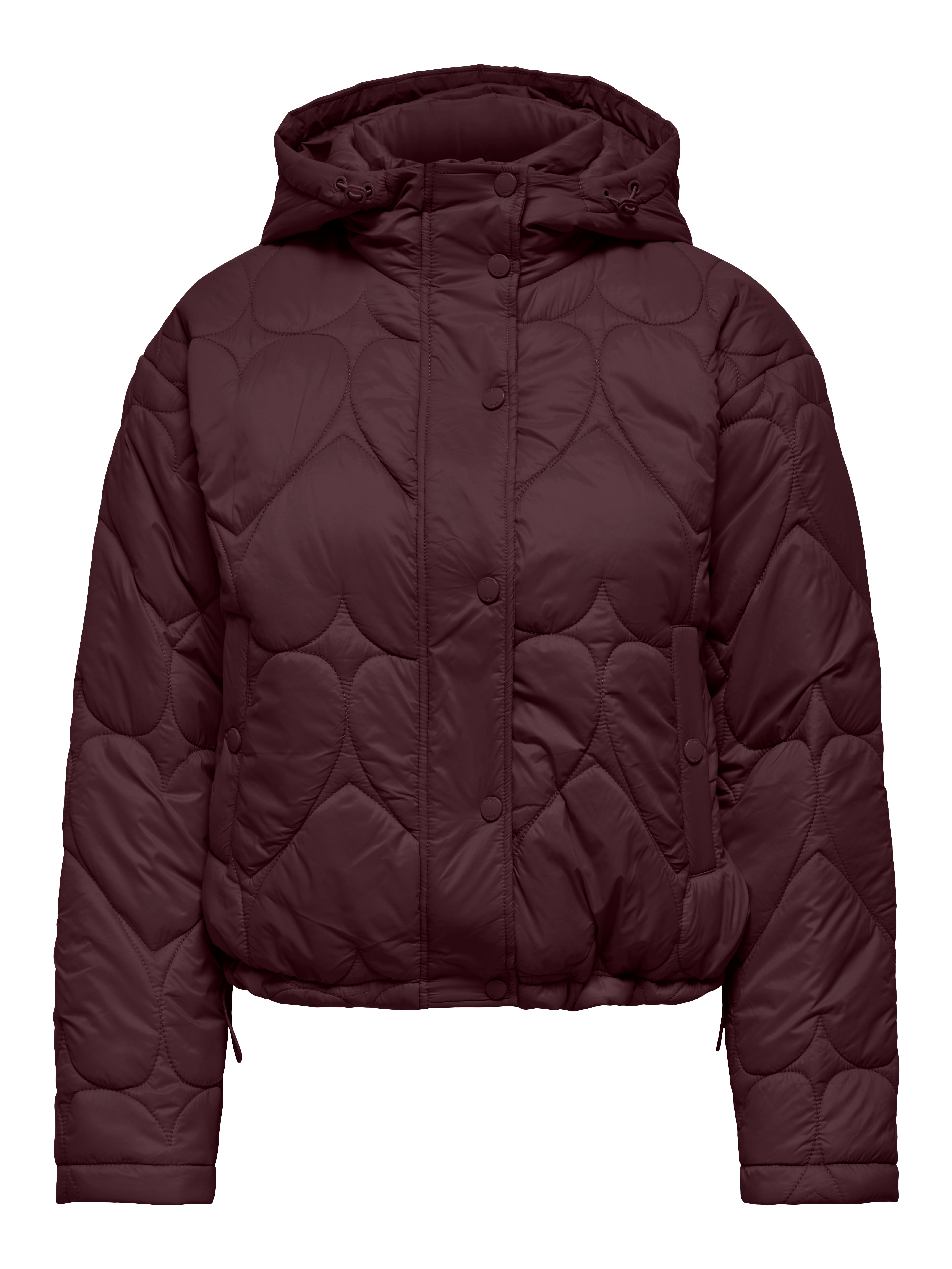 ONLY Steppjacke "ONLTAHIA LW HEART HOOD JACKET CC OTW" mit Kapuze Kunstfaser