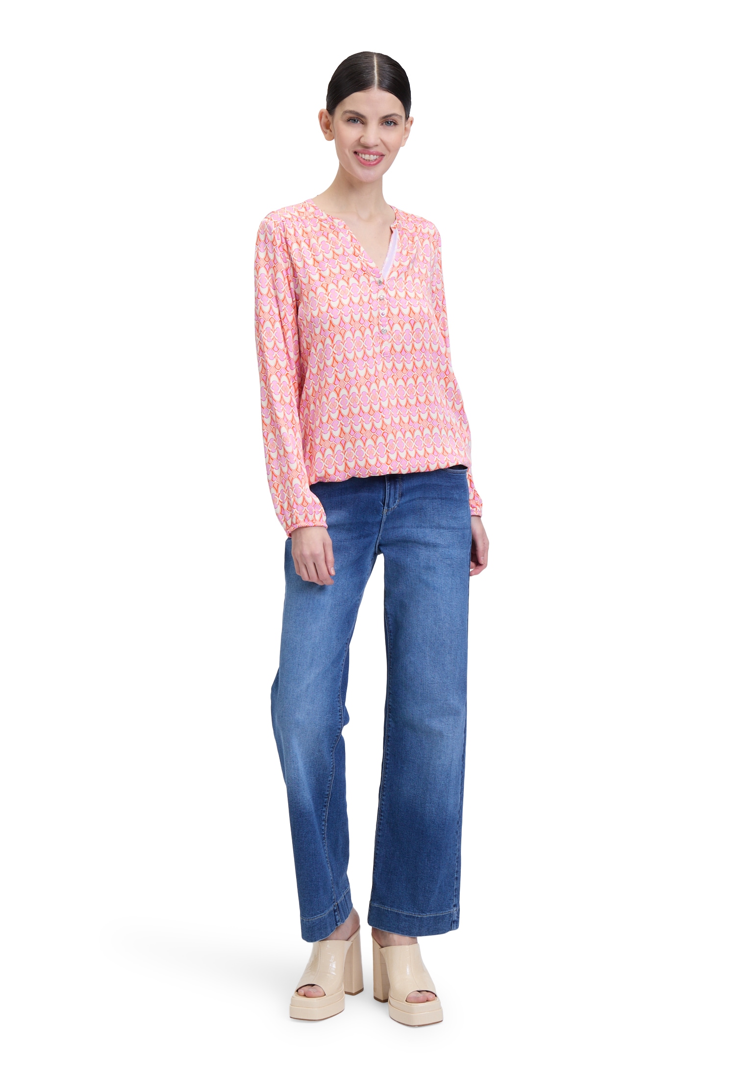 Cartoon Schlupfbluse »Cartoon Casual-Bluse mit Muster«