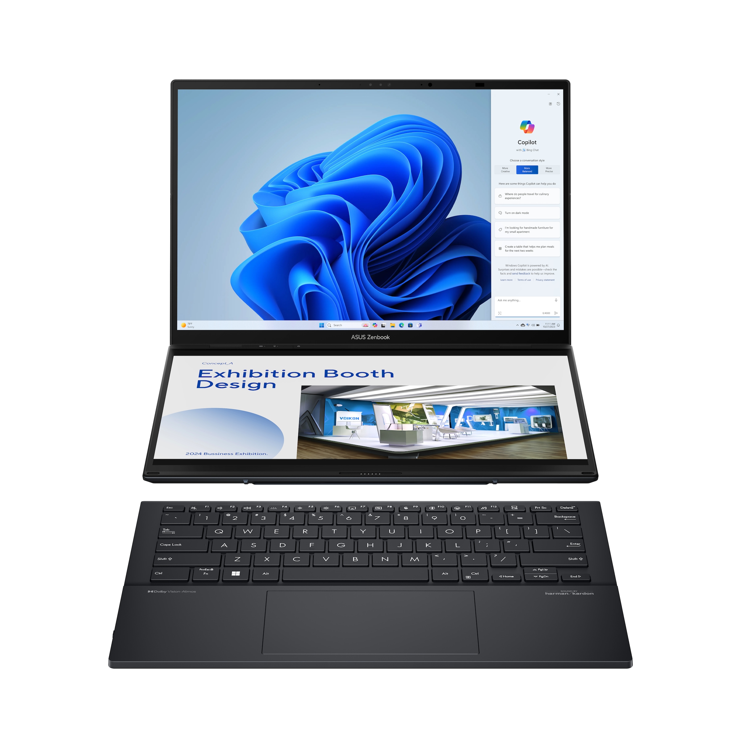Asus Gaming-Notebook »Zenbook Duo 14" U5-125H 16 512 UX8406MA-QL114W«, 35,6 cm, / 14 Zoll, Intel, Core Ultra 5, 512 GB SSD