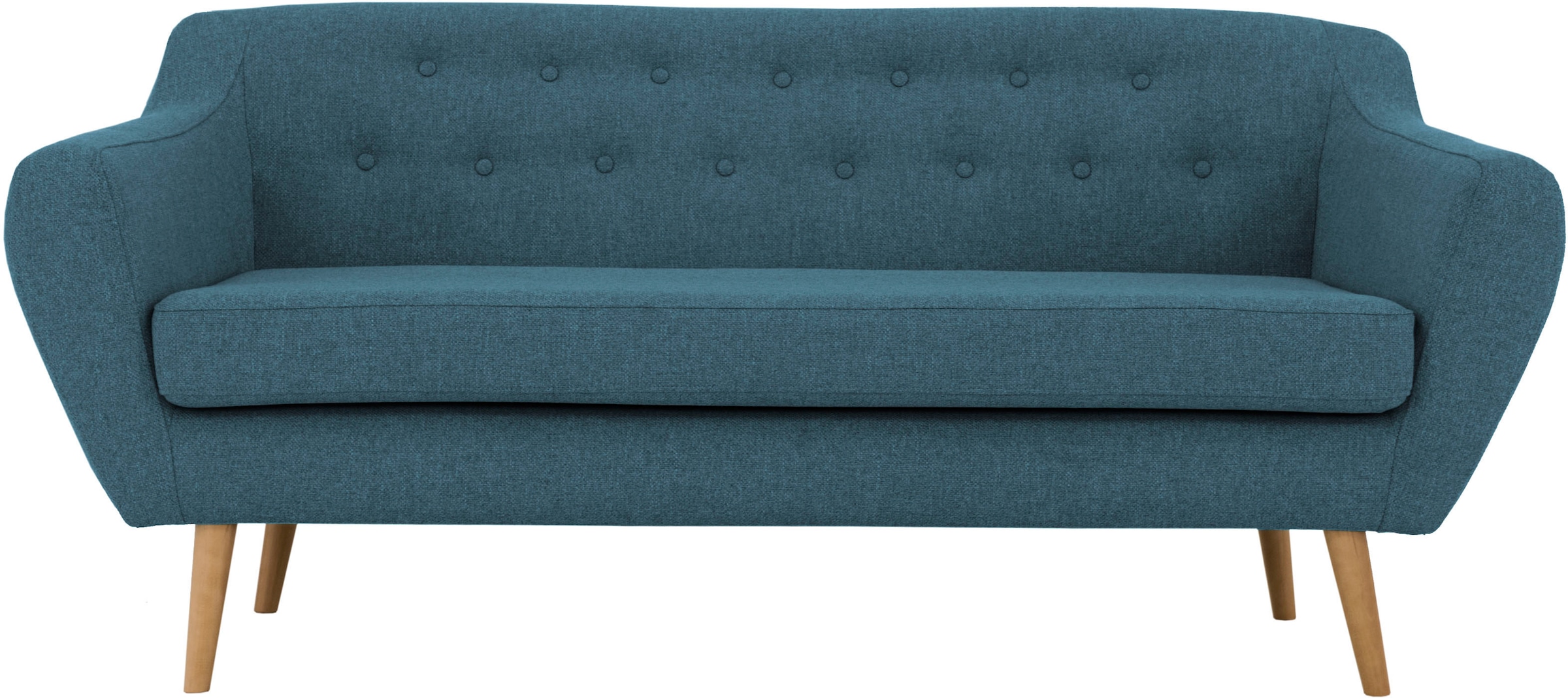 Home affaire 3-Sitzer "Renne" mit Heftung im Rücken im skandinavischem Stil günstig online kaufen