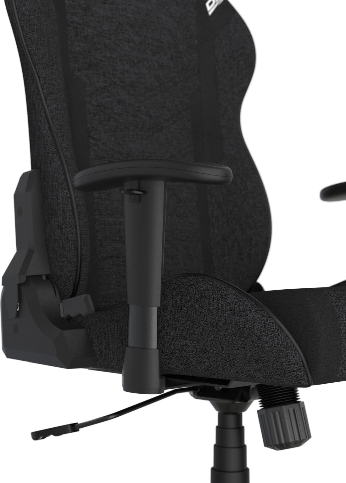 MCA furniture Gaming-Stuhl »DX Racer Prince Gamingchair«, (Set), 1 St., Stoff, Gaming,Racing,Design,Lordose,Kissen,Armlehne,drehbar,verstellbar