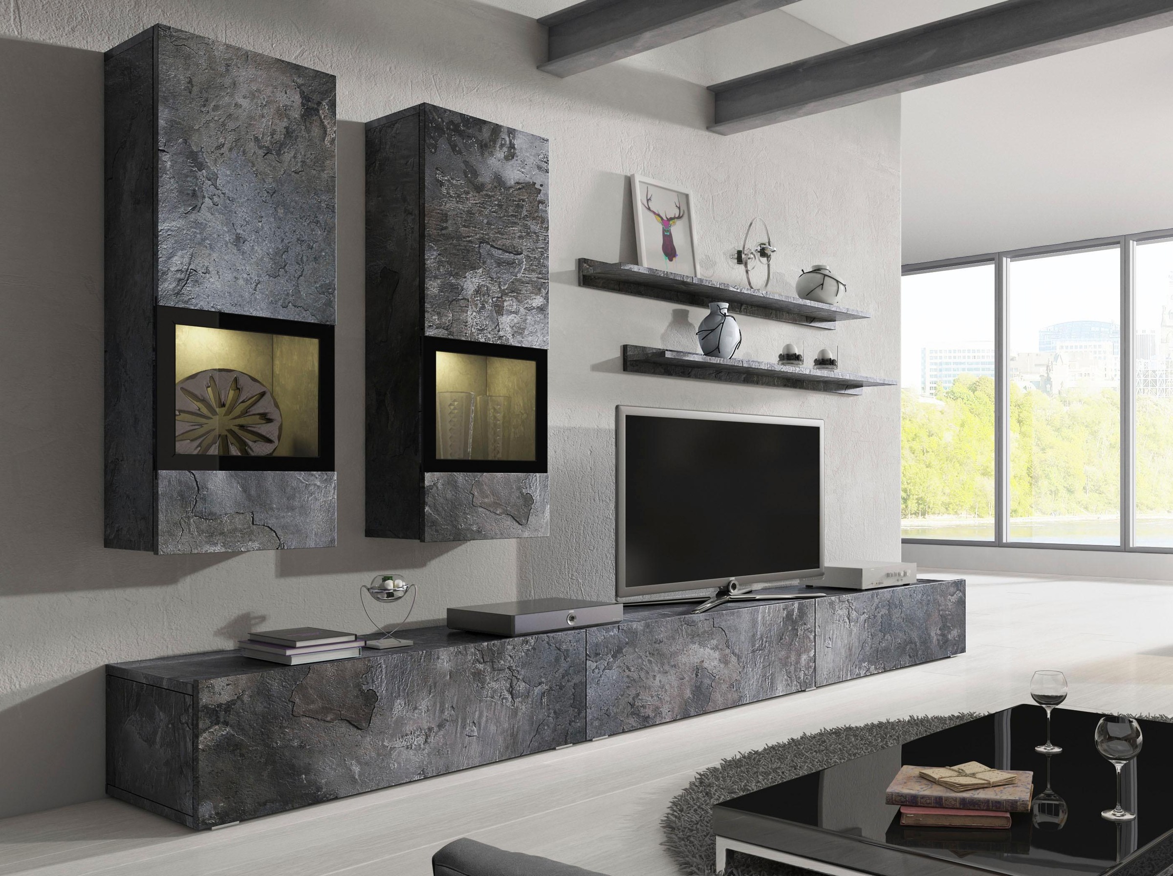 OTTO home Wohnwand "Baros" Set, 6 Stk. tlg. günstig online kaufen