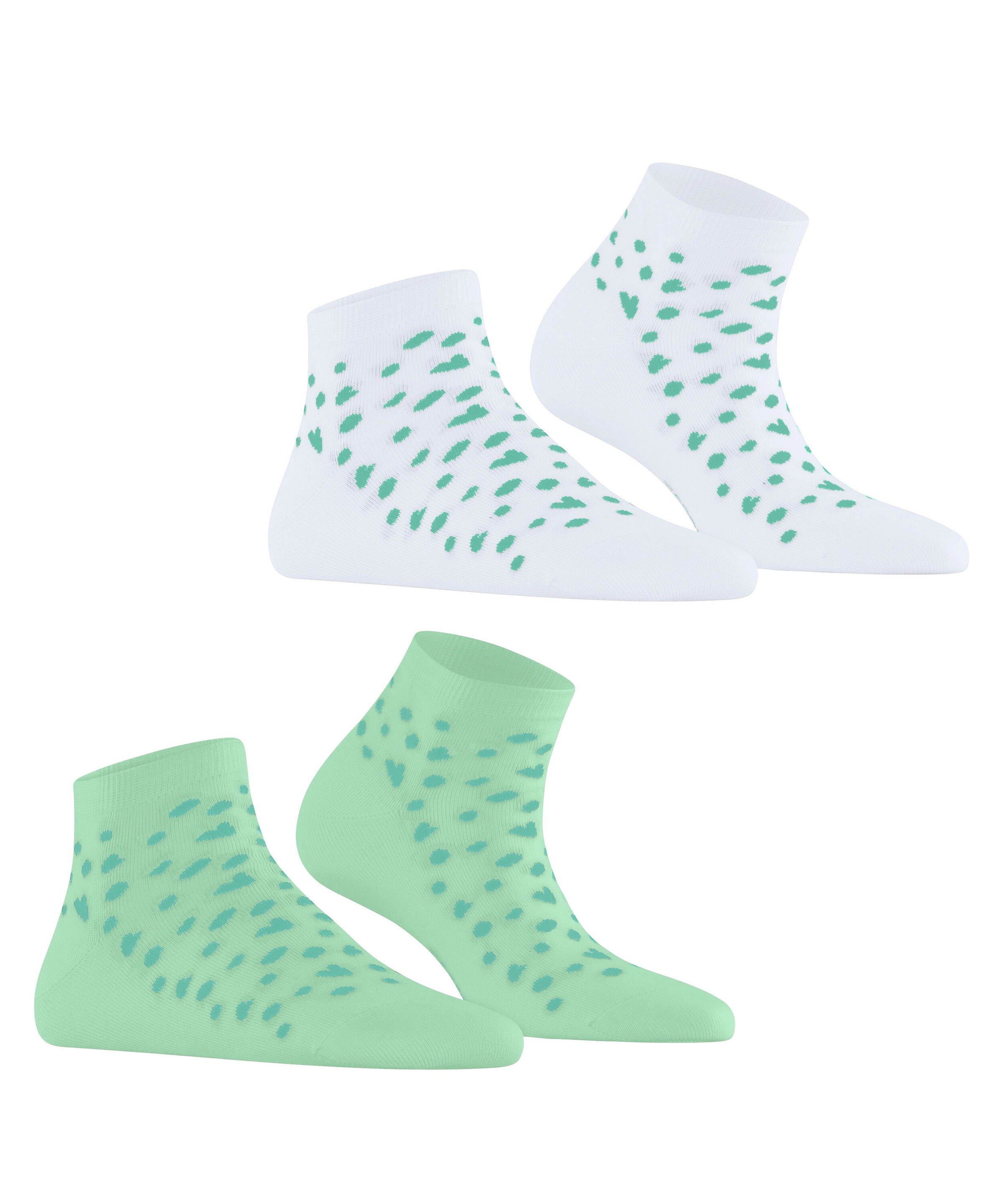 Esprit Sneakersocken »Playful Hearts 2-Pack« 2 Stk. tlg.