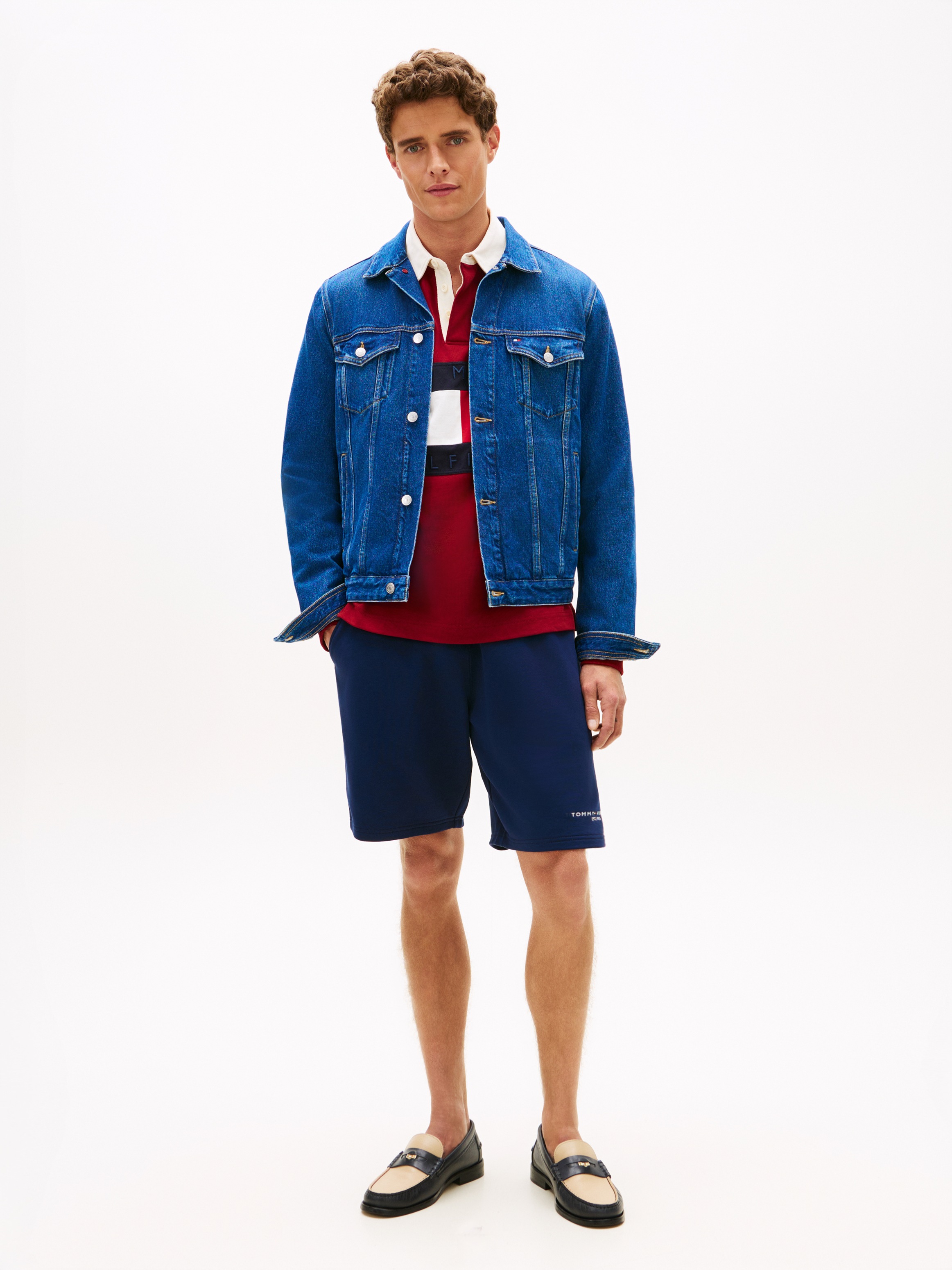 Tommy Hilfiger Sweatshorts »TOMMY LOGO«  Regular fit mit elastischem Bund