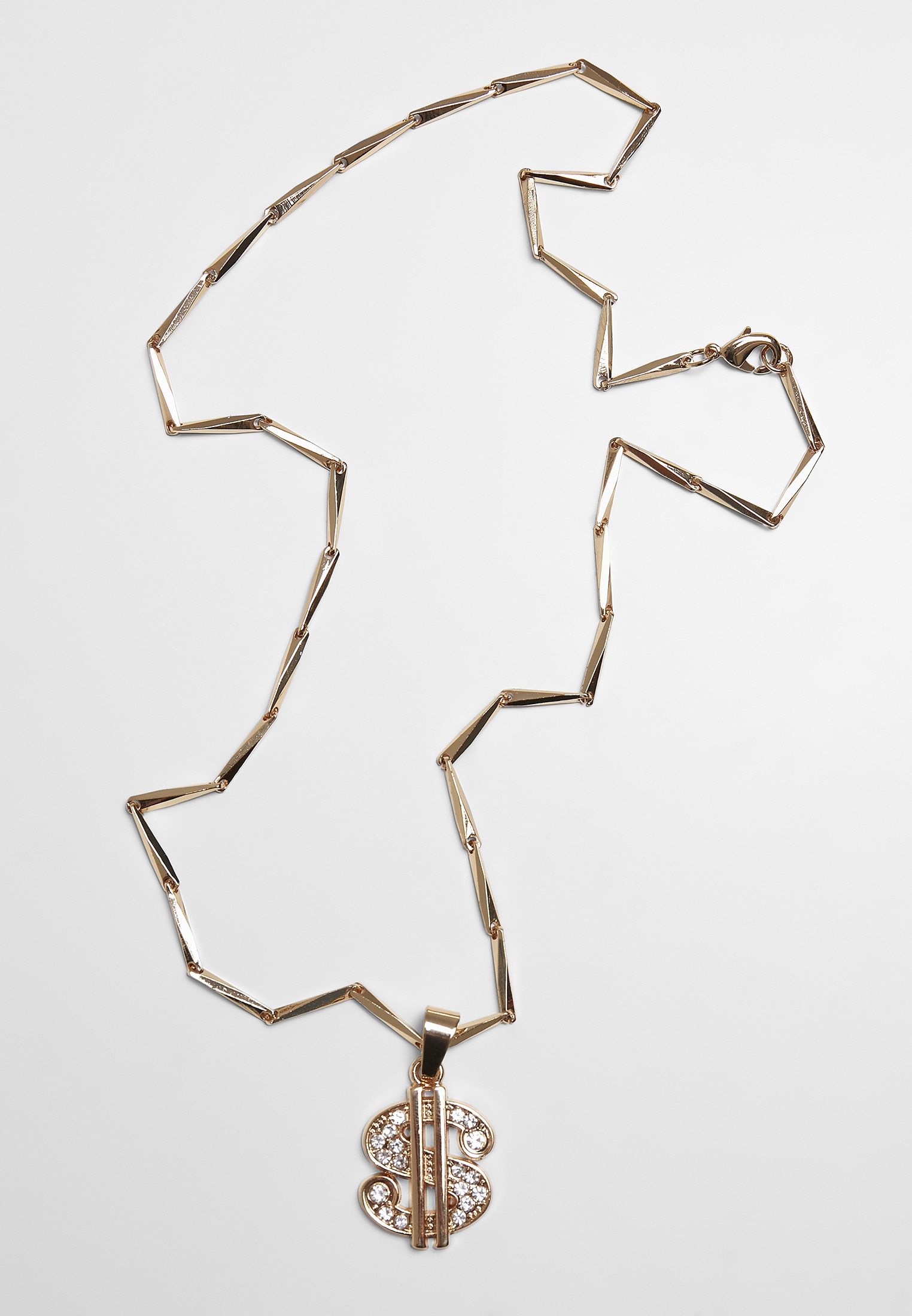 URBAN CLASSICS Edelstahlkette »Accessoires Small Dollar Necklace« für  bestellen | BAUR