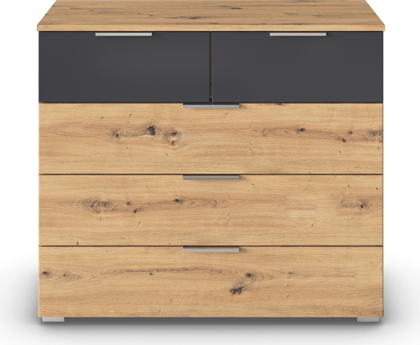 rauch Schubkastenkommode »Monza Sideboard Kommode Wäscheschrank«, mit 5 geräumigen Schubkästen in trendigen Farbkombinationen
