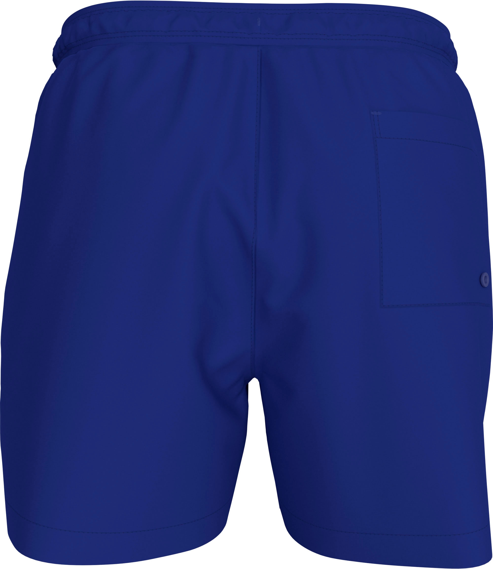 Calvin Klein Swimwear Badeshorts »MEDIUM DRAWSTRING« mit kontrastfarbenem Logo-Schrifztug am Bein