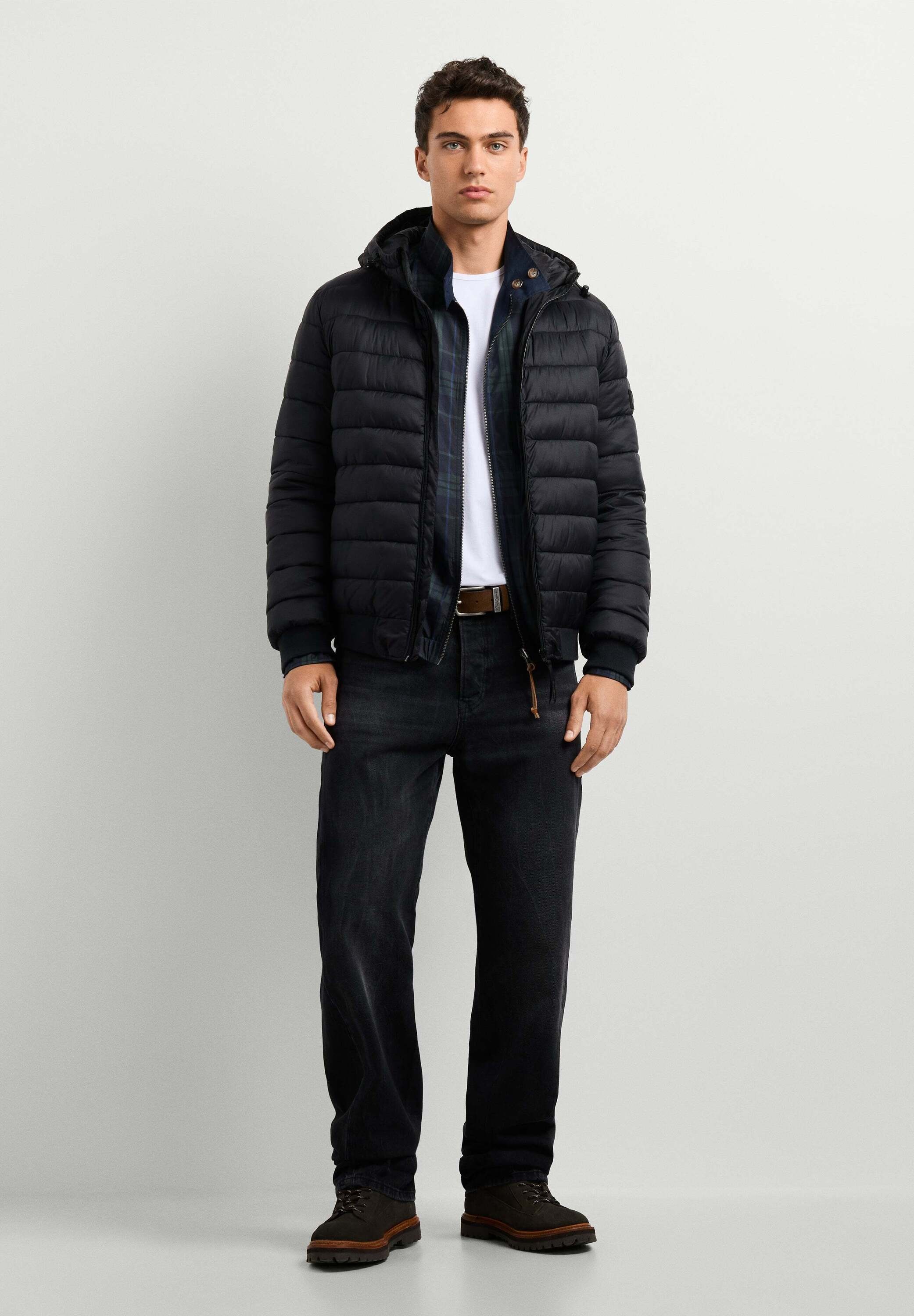 Pepe Jeans Wintermantel »Wintermantel PUFFER HOOD JACKET«