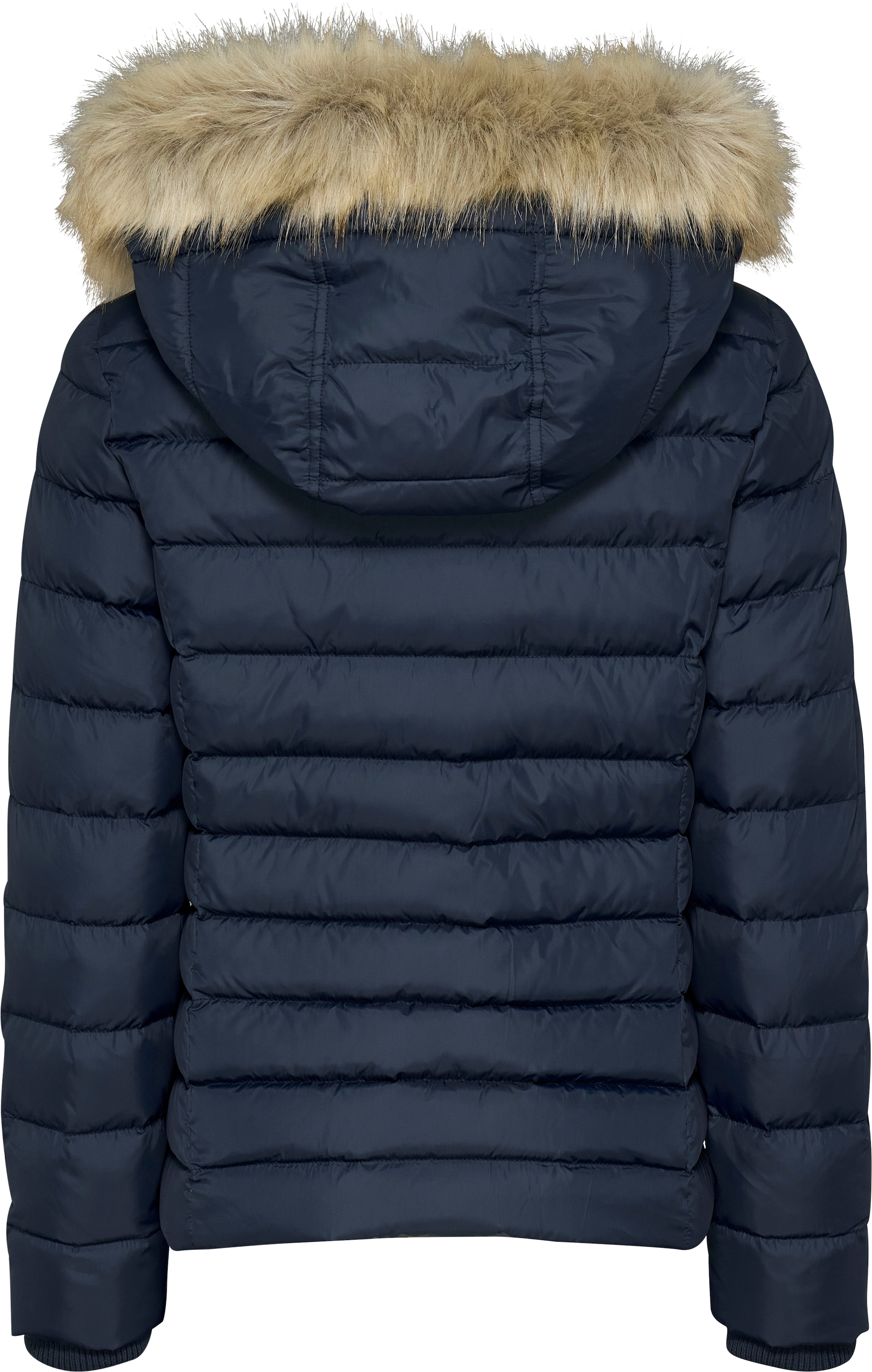 Tommy Jeans Steppjacke »TJW BASIC HOODED DOWN JACKET EXT«, mit Kapuze, mit Logostickerei