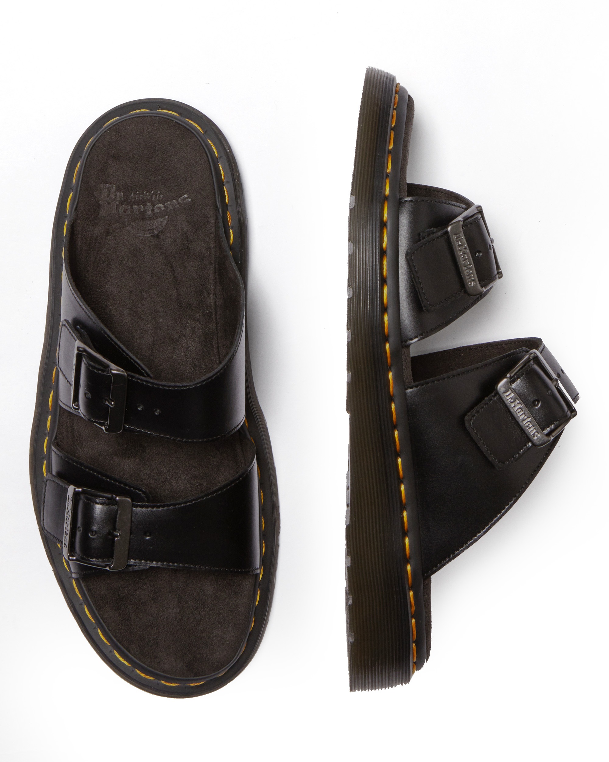DR. MARTENS Pantolette »Josef«  Sommerschuh, Schlupfschuh mit Logoprägung an den Schnallen, Slide