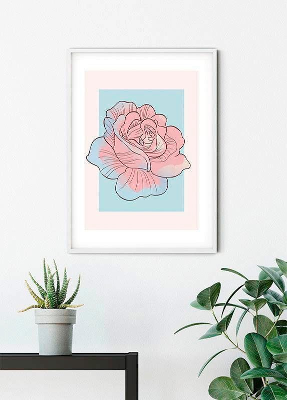 Komar Poster »Cinderella Rose«, Disney, (1 St.), Kinderzimmer, Schlafzimmer, Wohnzimmer