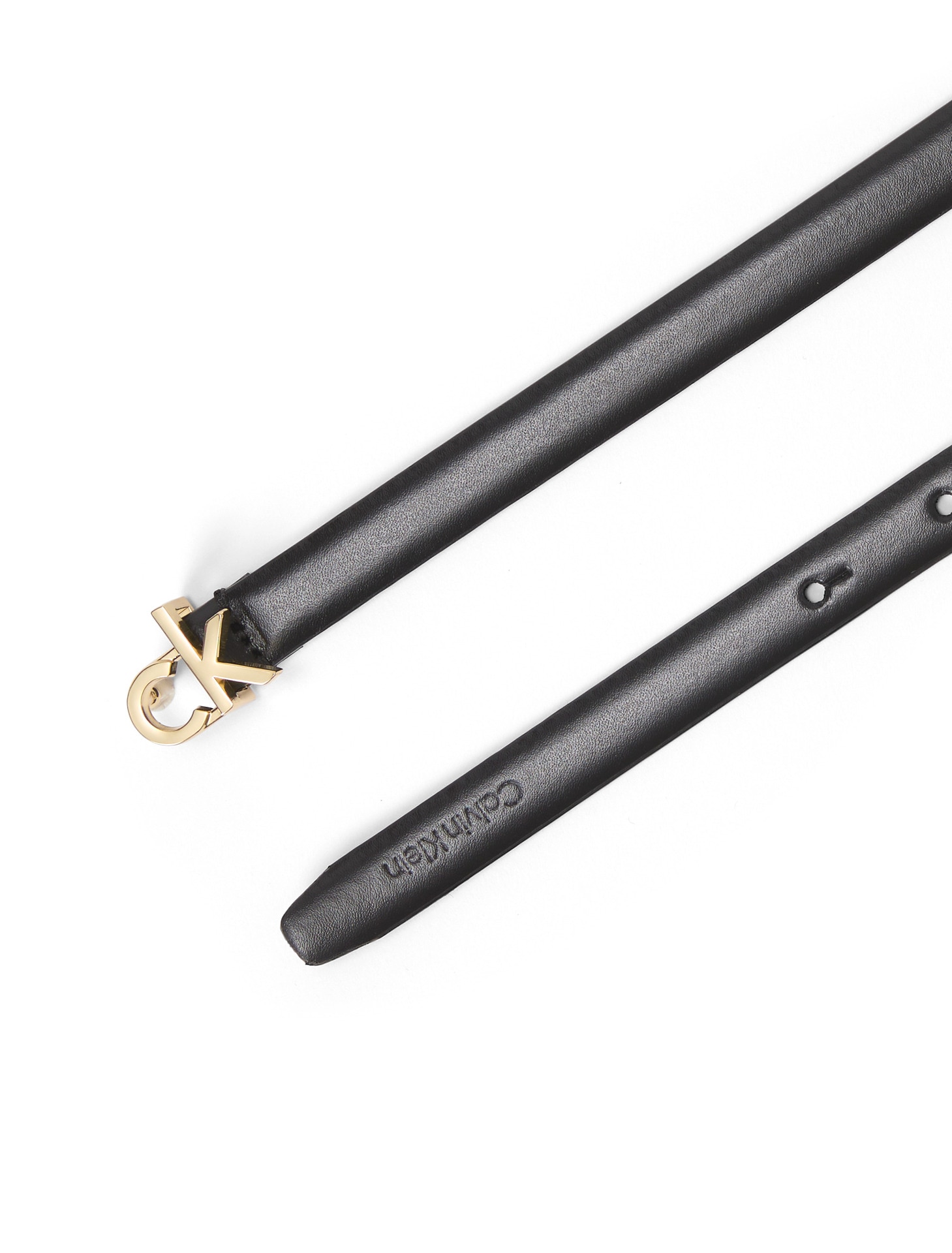 Calvin Klein Ledergürtel »CK BUCKLE SKINNY BELT 15MM«