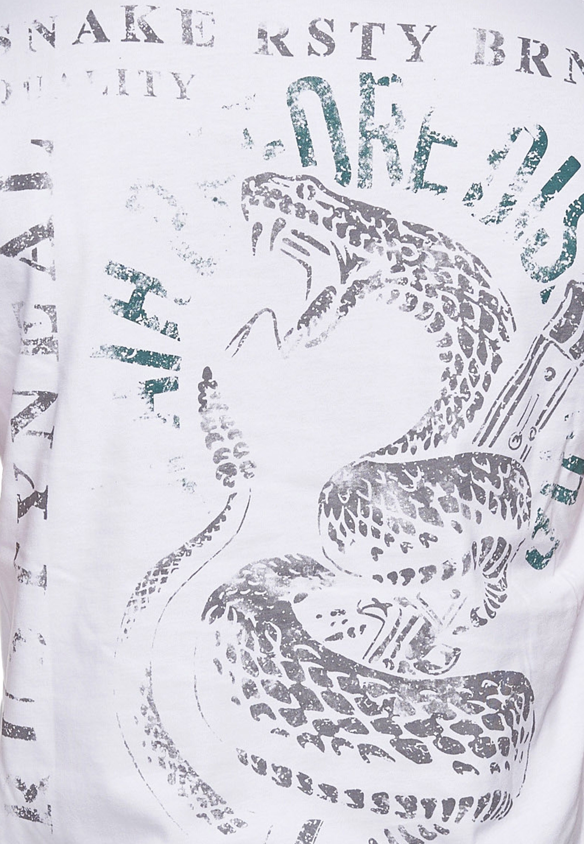 Rusty Neal T-Shirt, mit großem Rückenprint