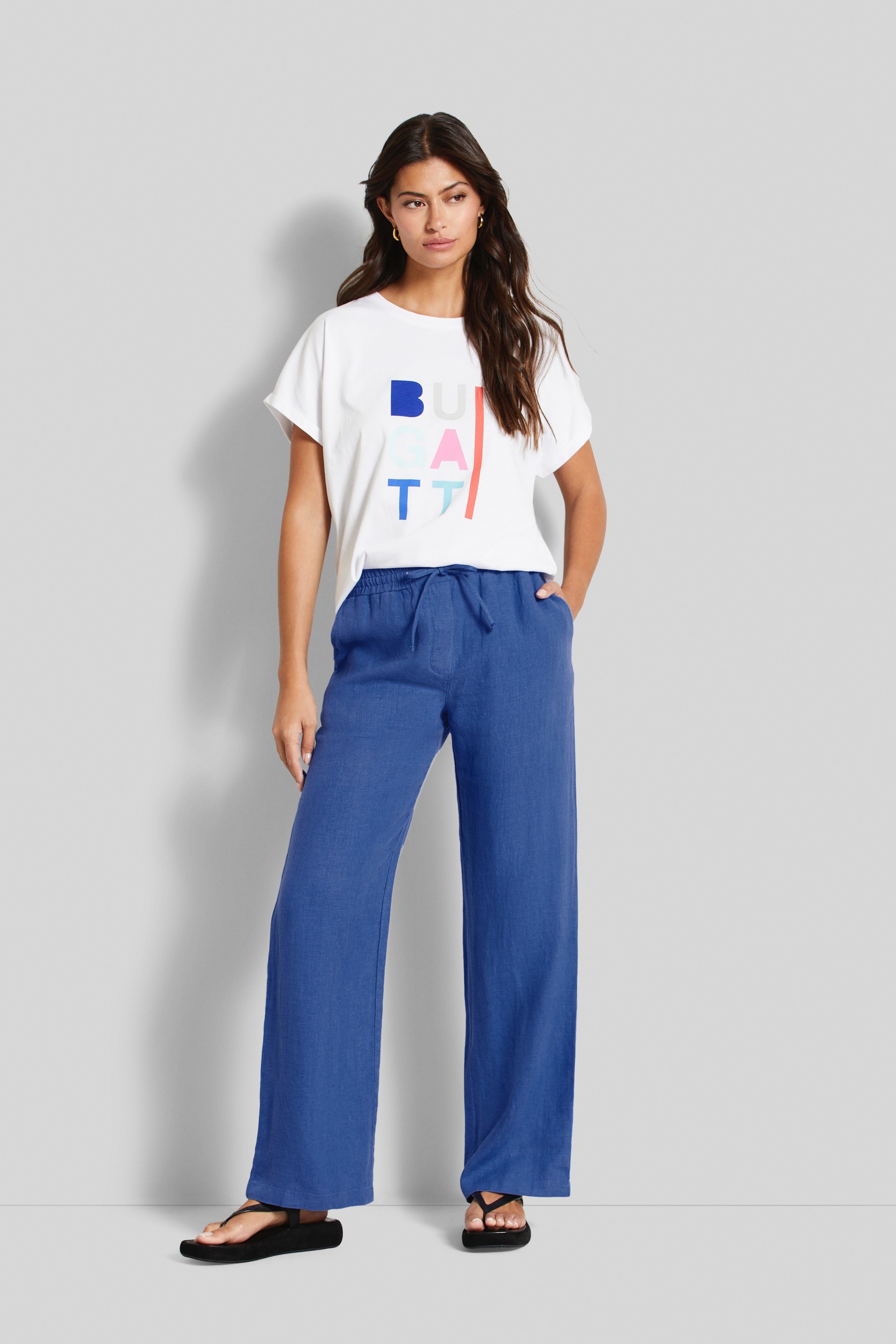 bugatti Stoffhose, mit Gummizug