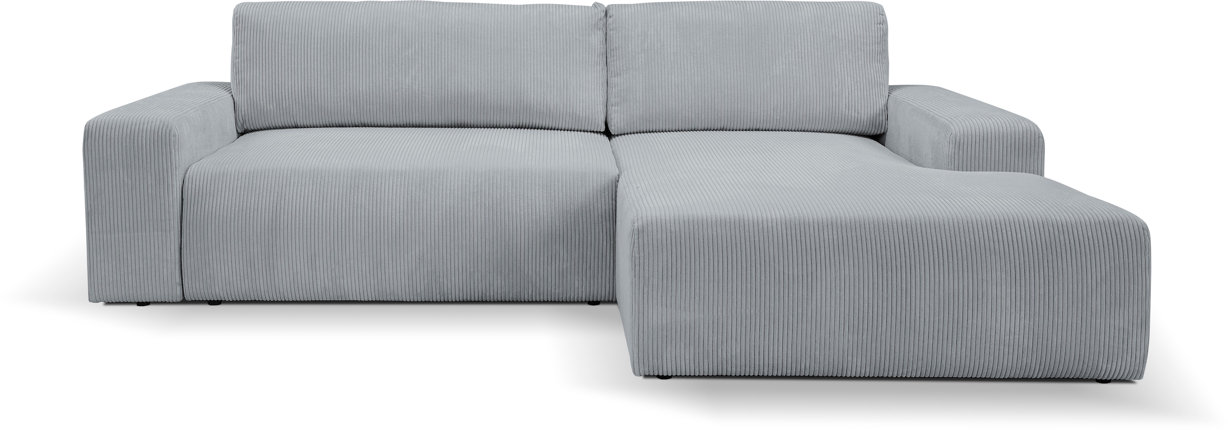 WERK2 Ecksofa "Hugo-L L-Form", Design Ecksofa in Cord mit Schlaffunktion & günstig online kaufen