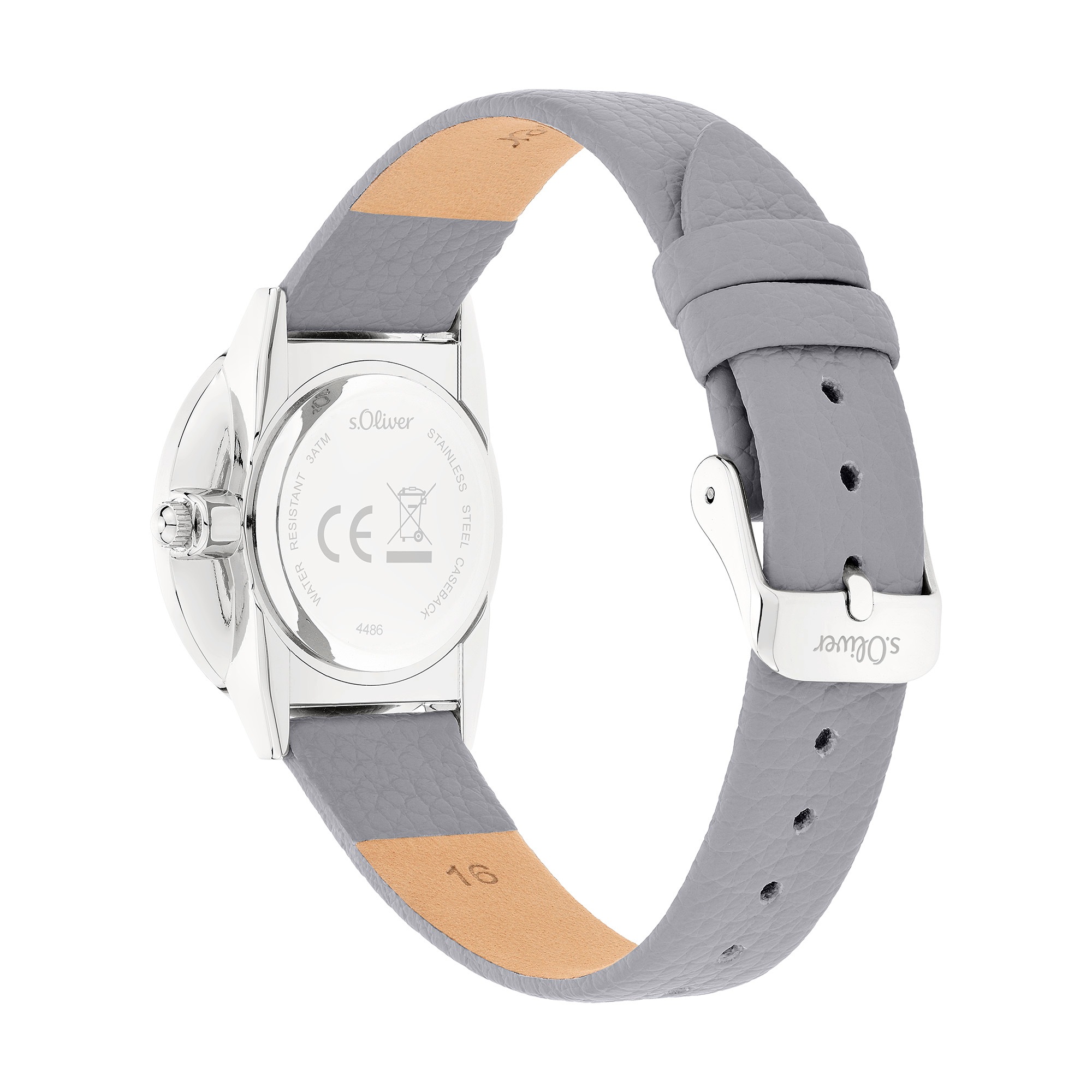 s.Oliver Quarzuhr »Soft Elegance« Armbanduhr, Damenuhr, analog