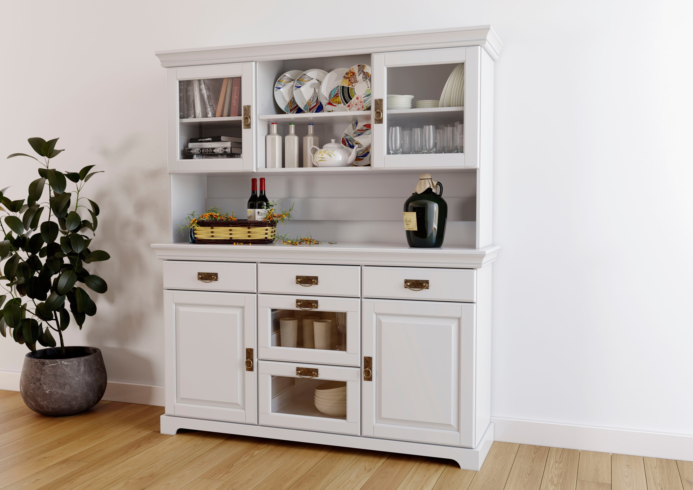 OTTO home Buffet "Rügen" FSC zertifiziertes Massivholz, im Landhausstil günstig online kaufen