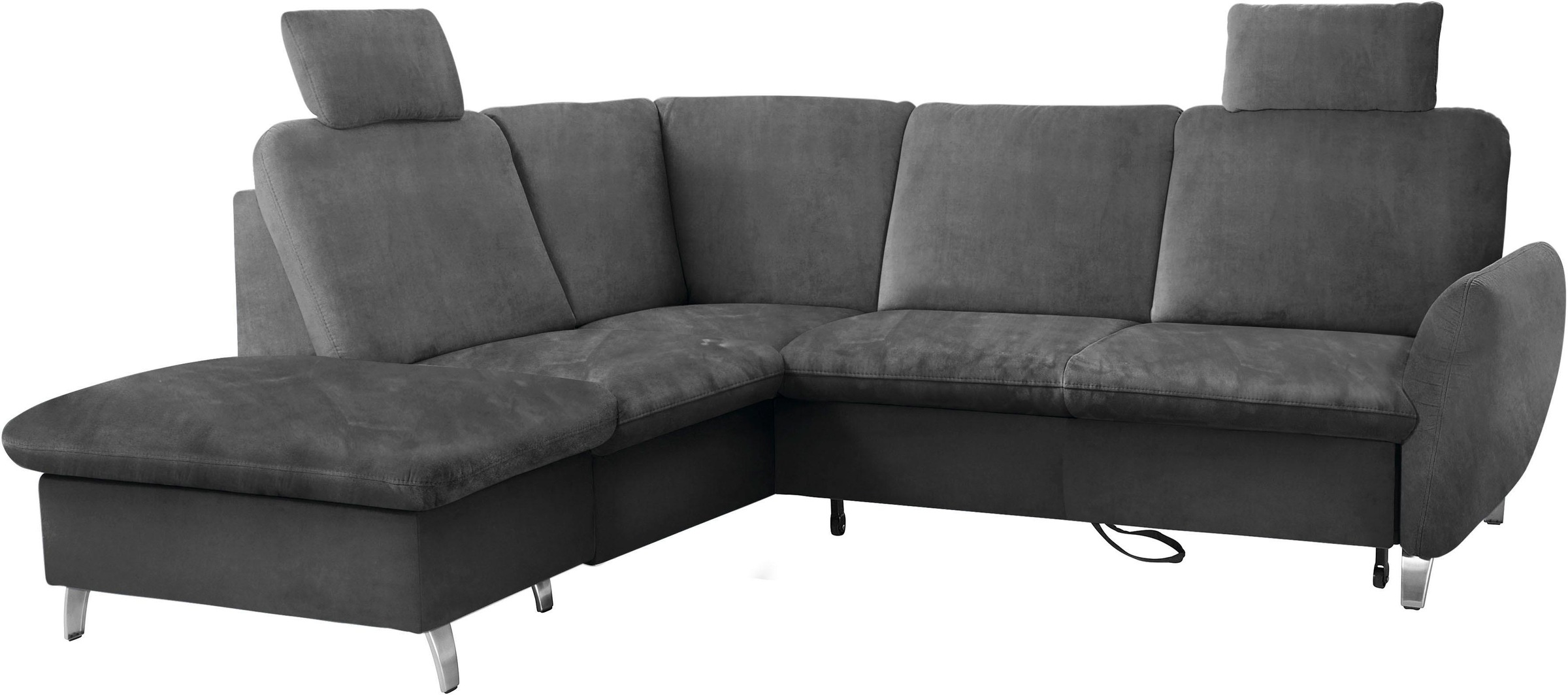 sit&more Ecksofa "Daytona L-Form", mit Federkern, zwei Kopfstützen und wahl günstig online kaufen