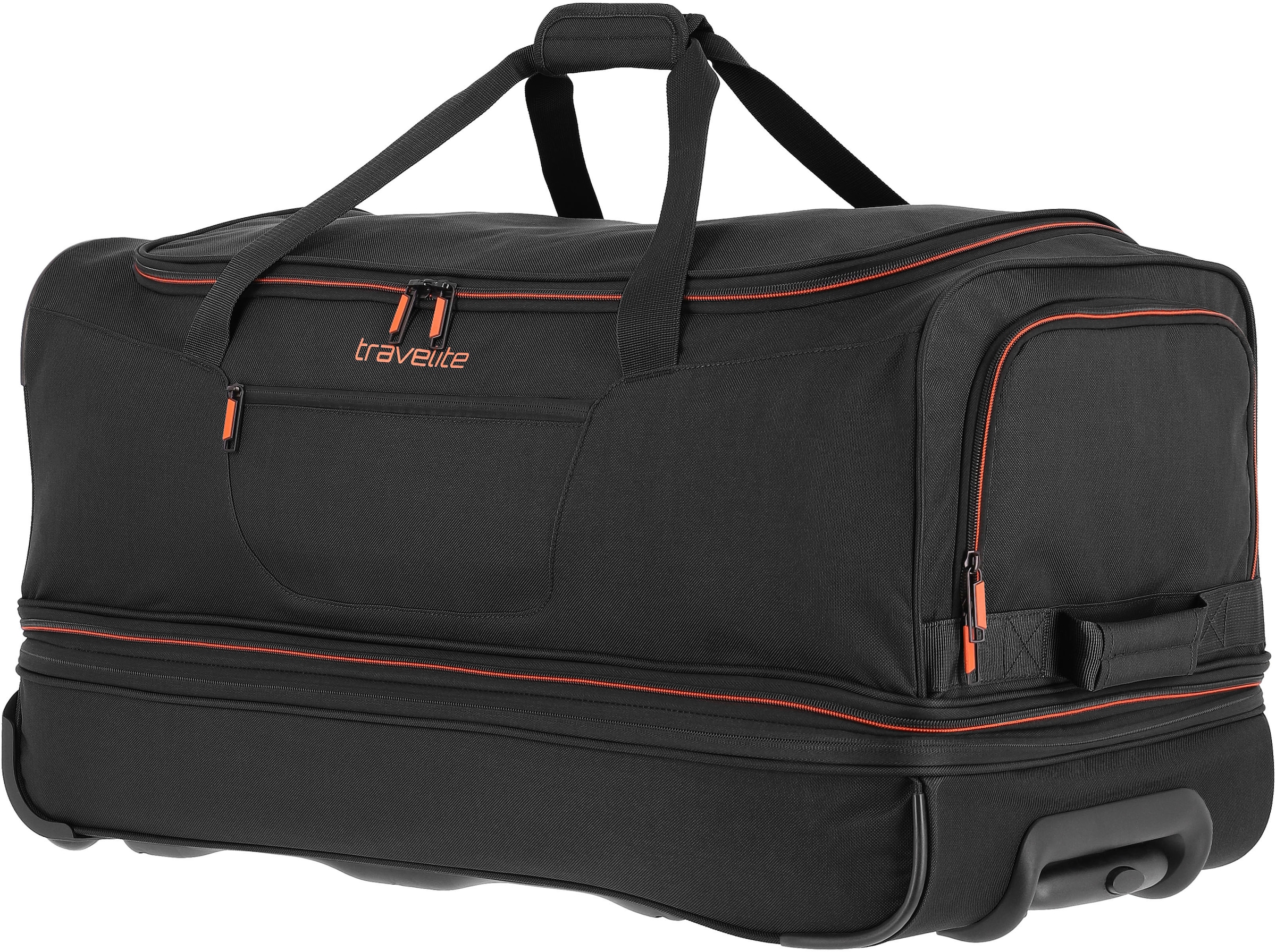 travelite Reisetasche »Basics, und Volumenerweiterung 70 cm«, Trolleyfunktion | bestellen BAUR mit