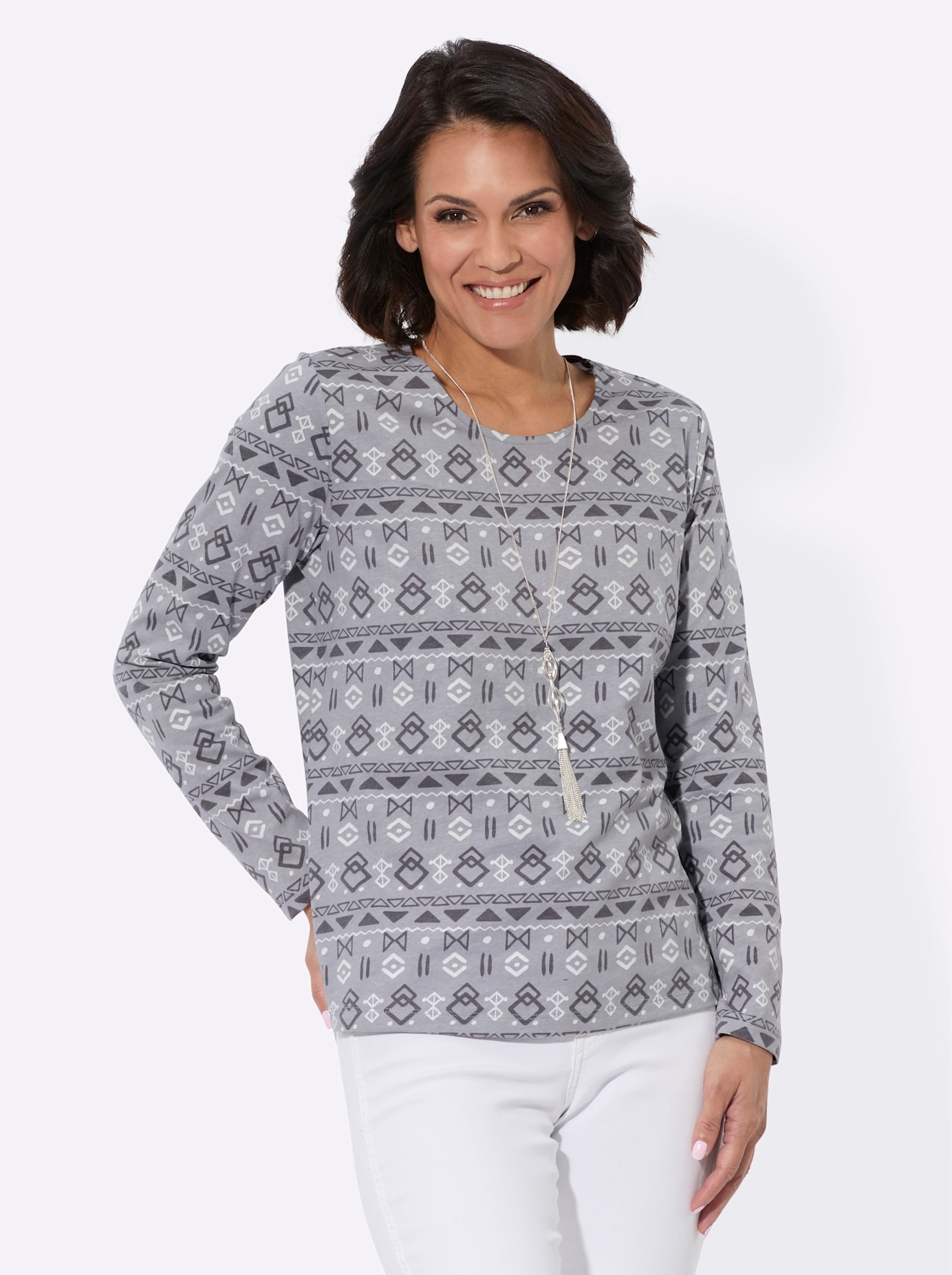 Casual Looks Langarmshirt "Shirt", (1 tlg.) günstig online kaufen