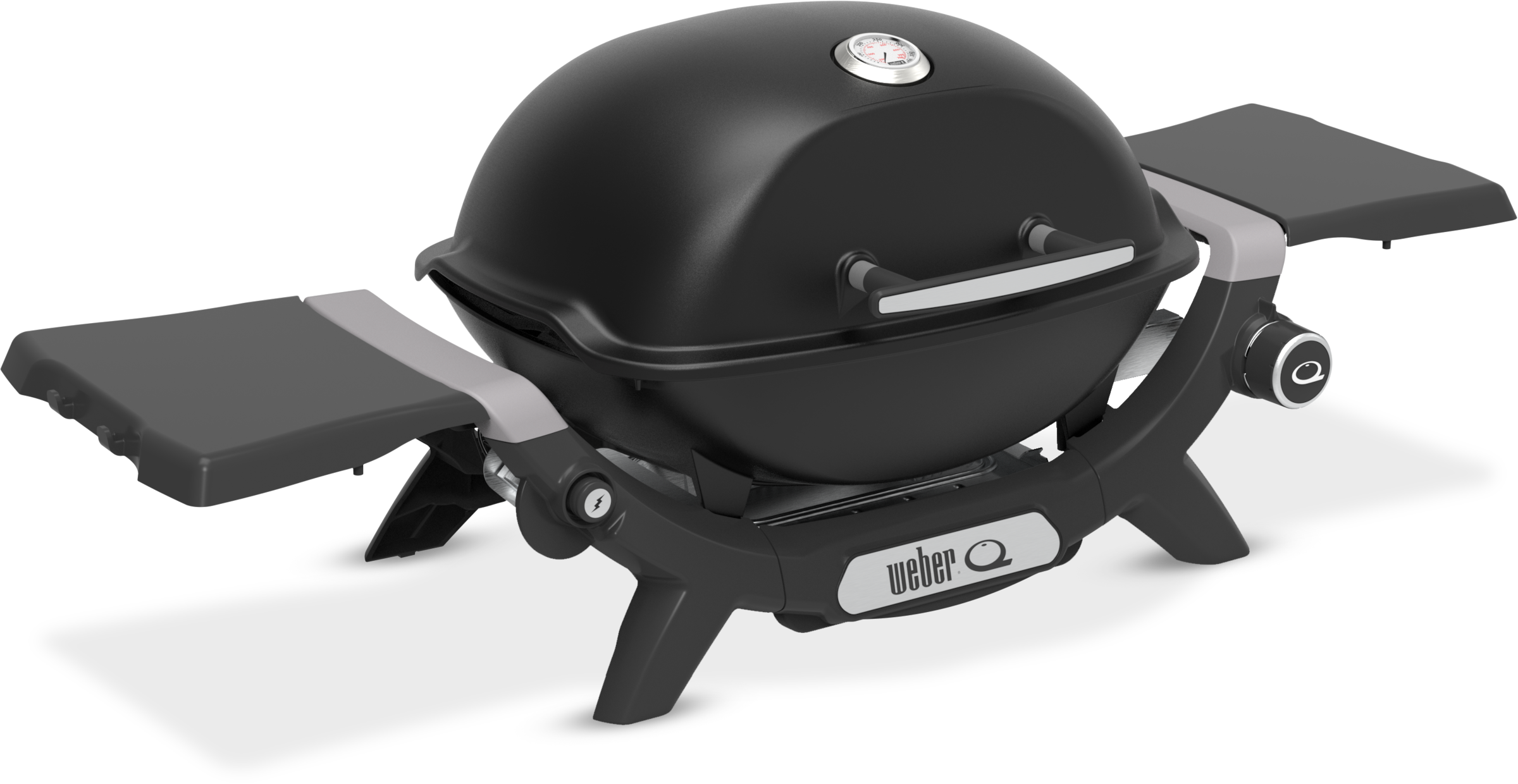 Weber Gasgrill "Q1200N" Mit Deckelthermometer und abnehmbaren Seitentischen