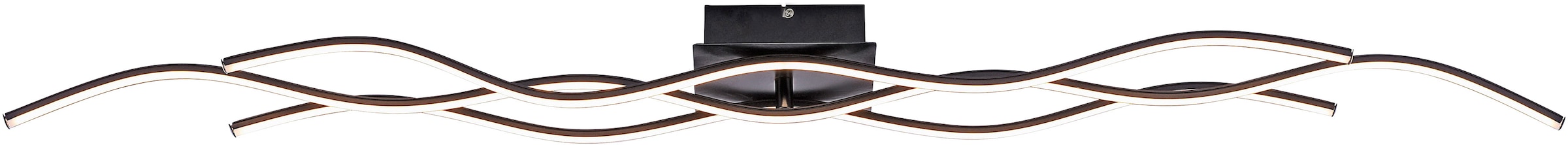 JUST LIGHT Deckenleuchte »WAVE«, 3 flammig, Leuchtmittel LED-Board-LED-Board | LED fest integriert, Deckenlampe