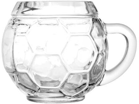 Stölzle Bierkrug »Fußball«, (Set, 6 tlg.), 6-teilig