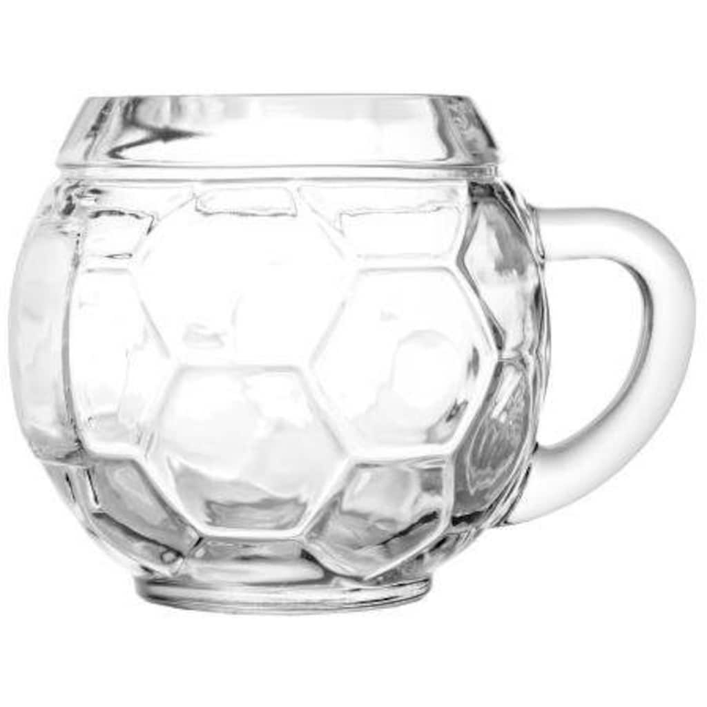 Stölzle Bierkrug »Fußball«, (Set, 6 tlg.)