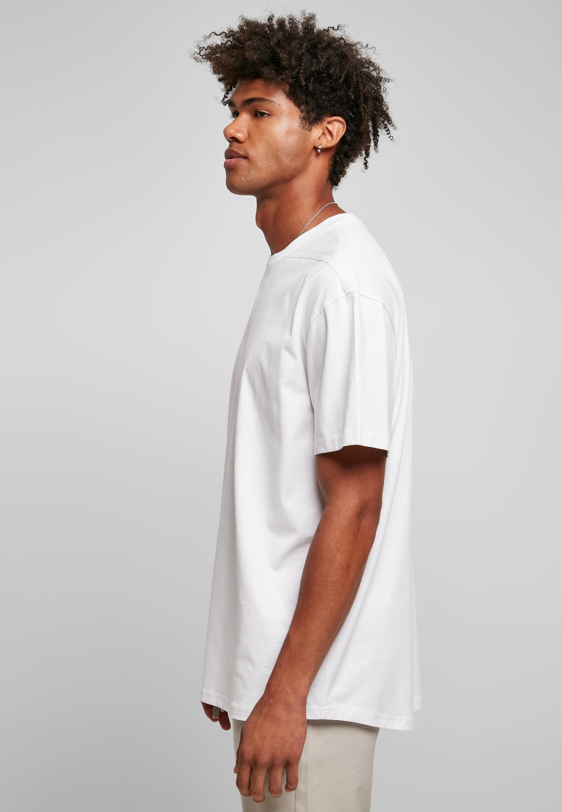 URBAN CLASSICS T-Shirt »Urban Classics Herren Recycled Curved Shoulder Tee« 1 Stk. tlg.