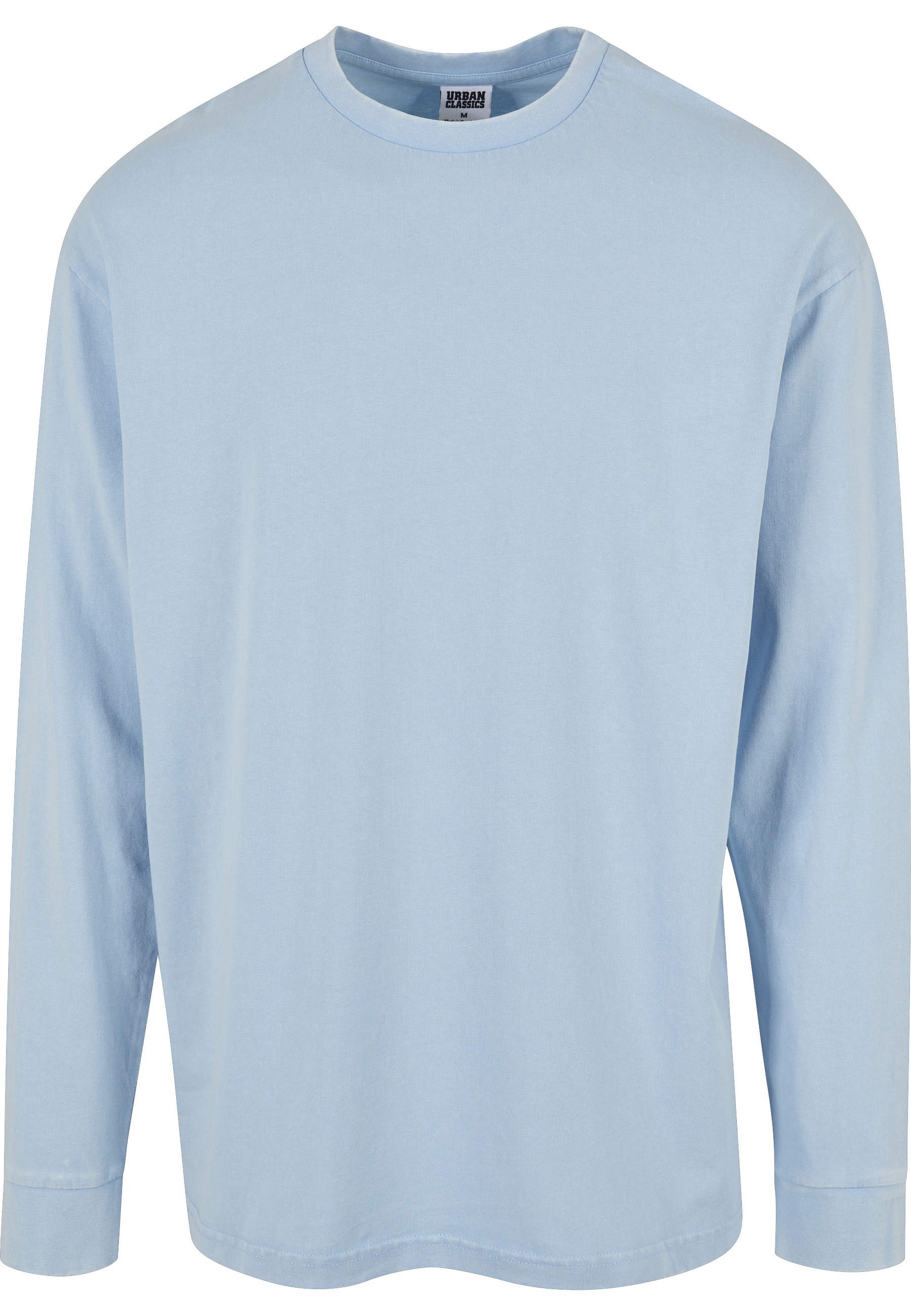 URBAN CLASSICS Langarmshirt "Urban Classics Herren Heavy Boxy Acid Wash Longsleeve" 1 Stk.