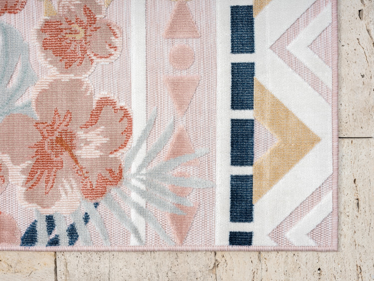 Myflair Möbel & Accessoires Teppich »Lotus«, rechteckig, florales Design, Blumen Motiv, Outdoor geeignet, Balkon, Terrasse