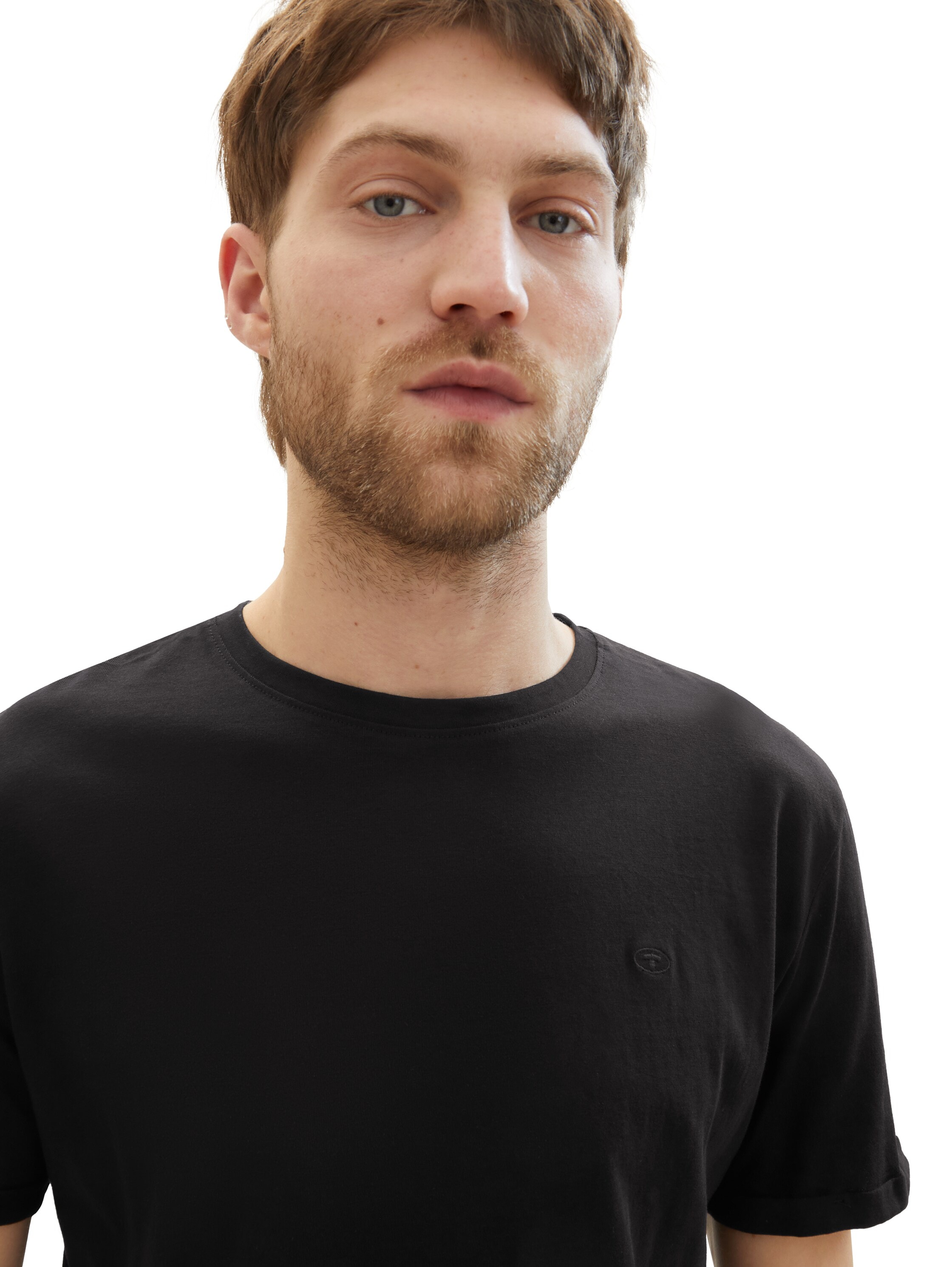 TOM TAILOR T-Shirt, (Packung, 3 tlg.), mit Logo-Stickerei