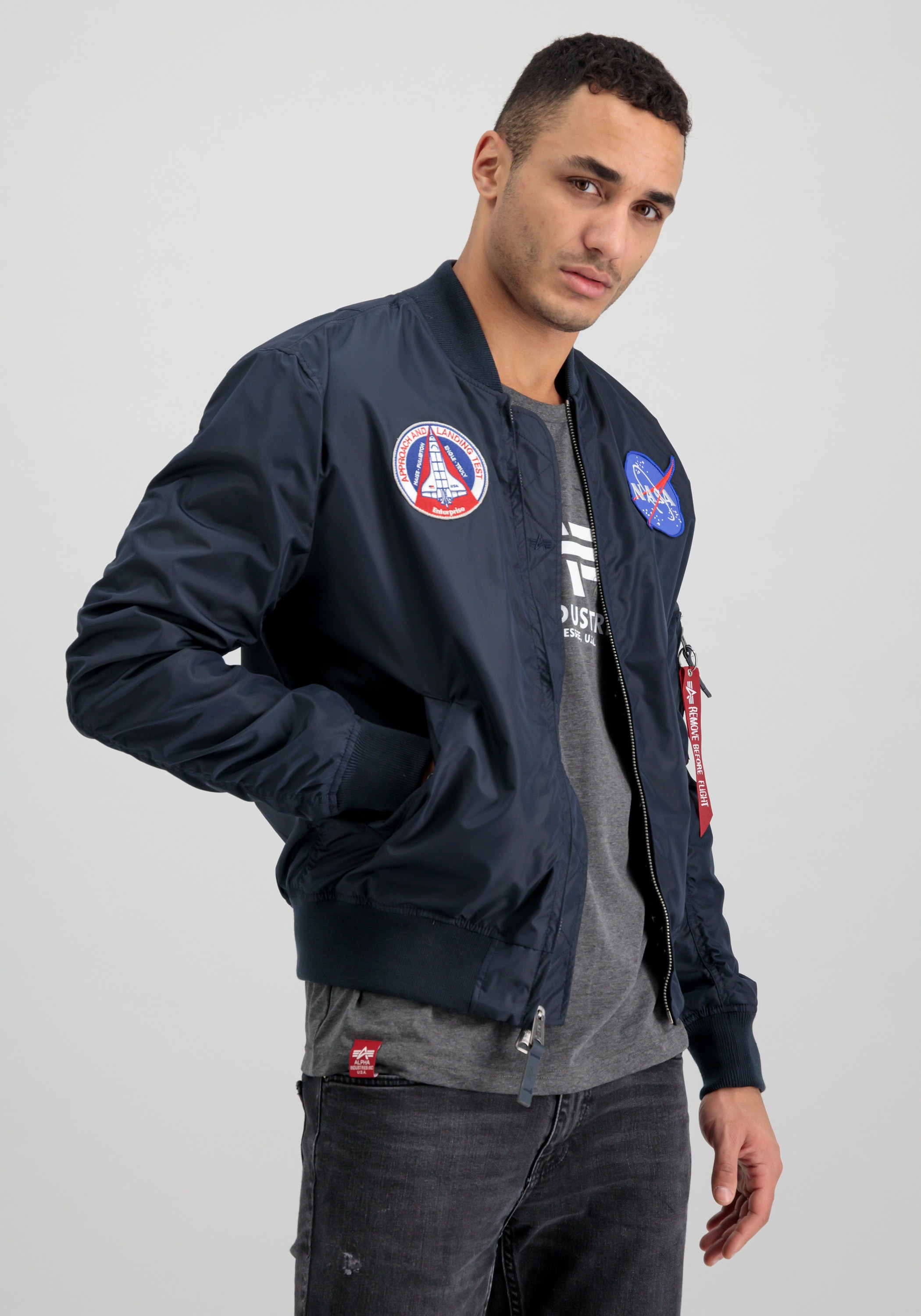 Alpha Industries Bomberjacke »ALPHA INDUSTRIES Men - Bomber Jackets MA-1 TT NASA Reversible II«